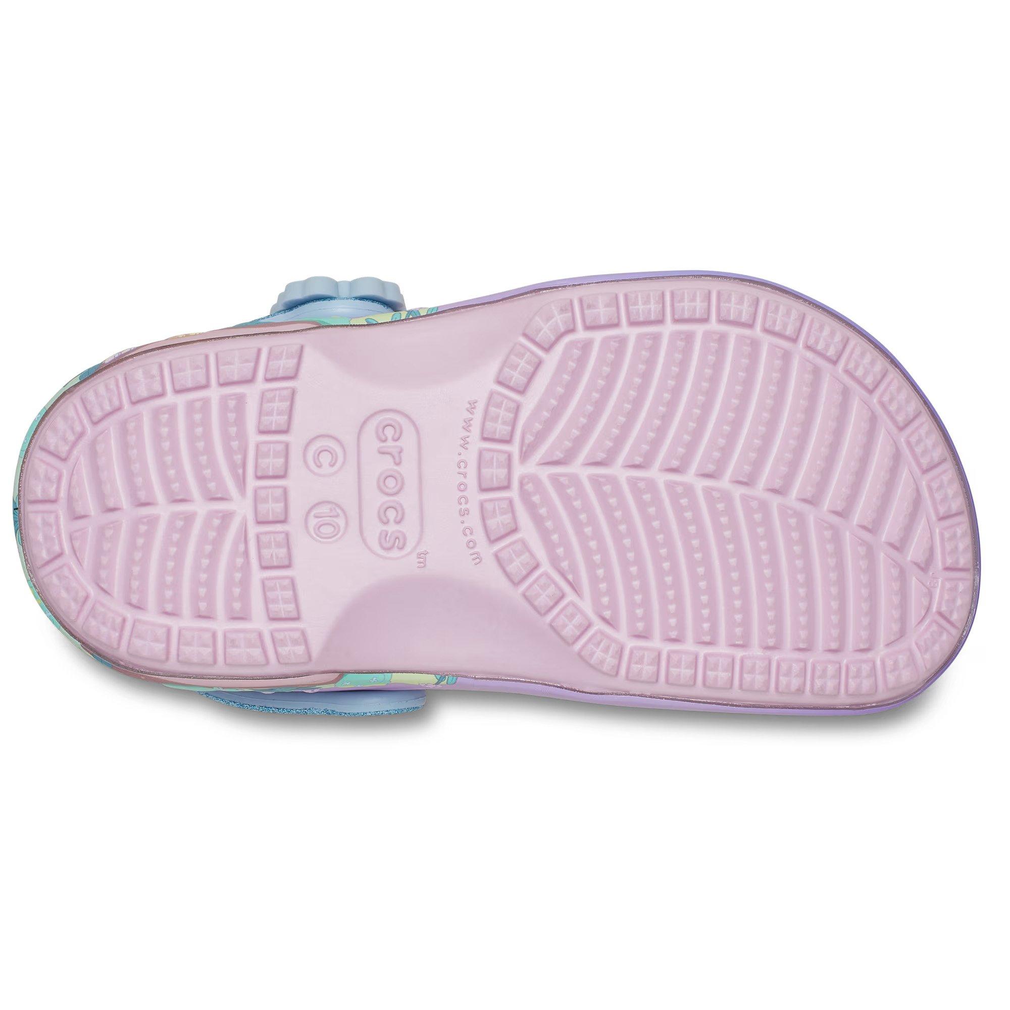 Crocs Classic "Bluey Friends Forever" Toddler Girls' Clog - PURPLE Thumbnail View 4
