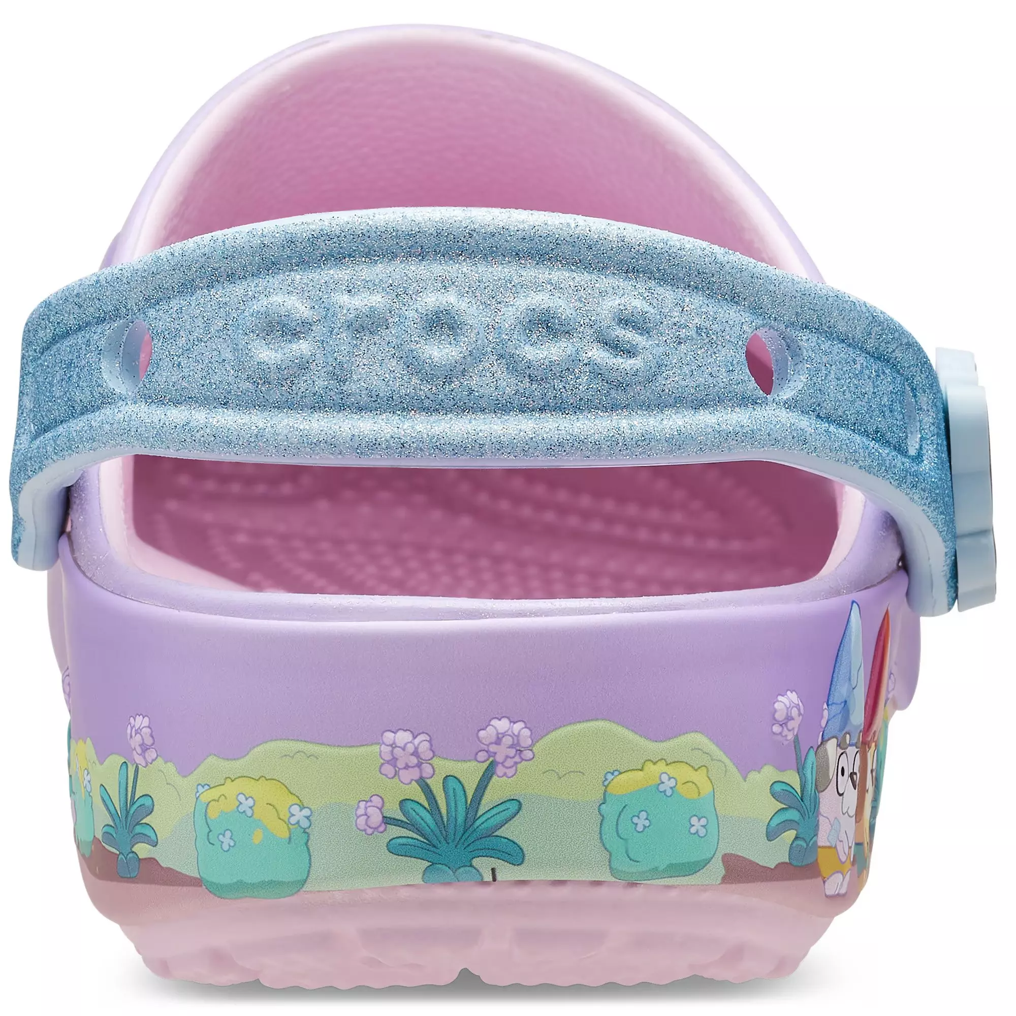 Crocs Classic "Bluey Friends Forever" Toddler Girls' Clog - PURPLE