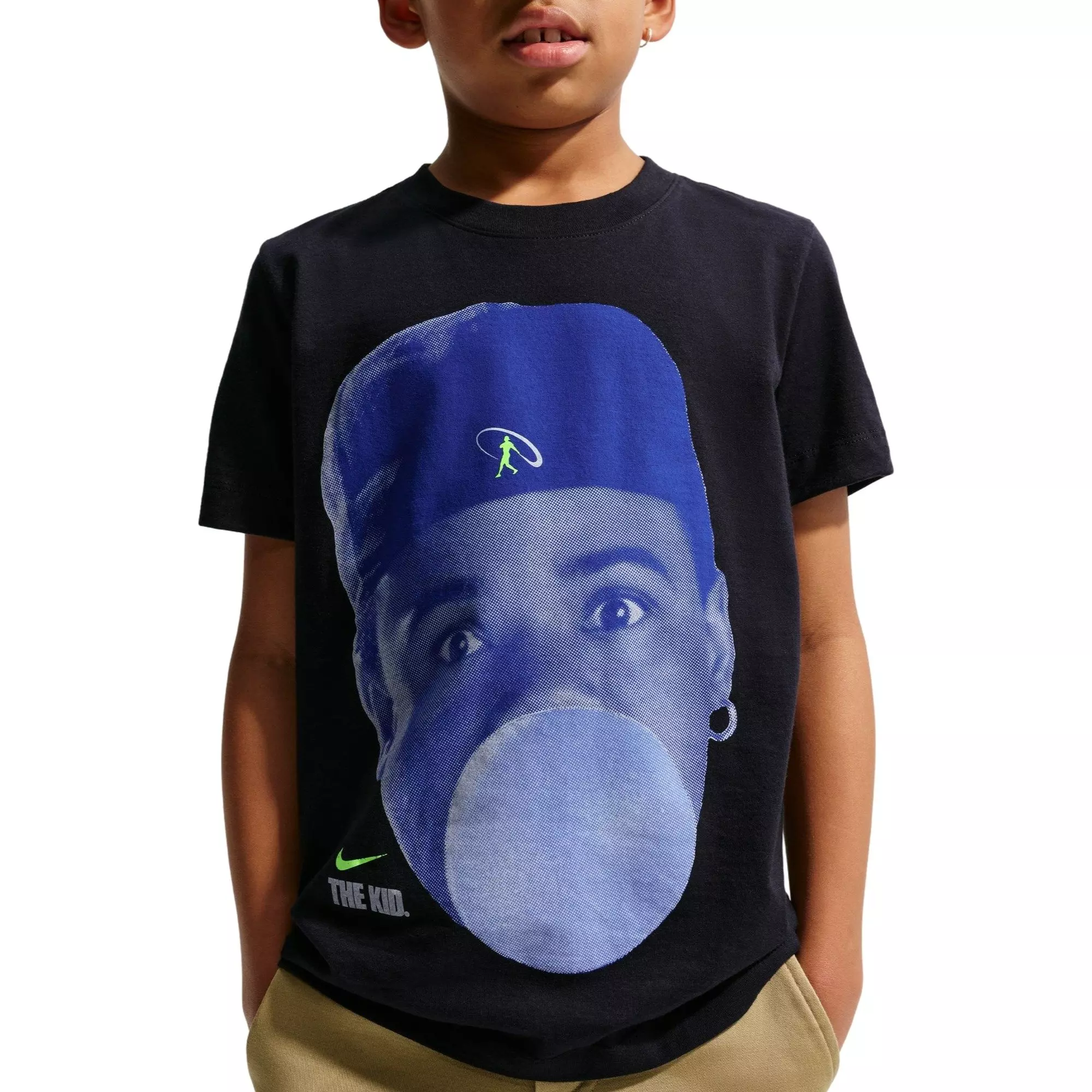 Nike Big Boys' Sportswear Griffey Connect Tee - BLACK