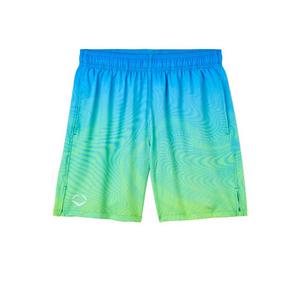 EvoShield Big Boys' Blue Green Woven Shorts