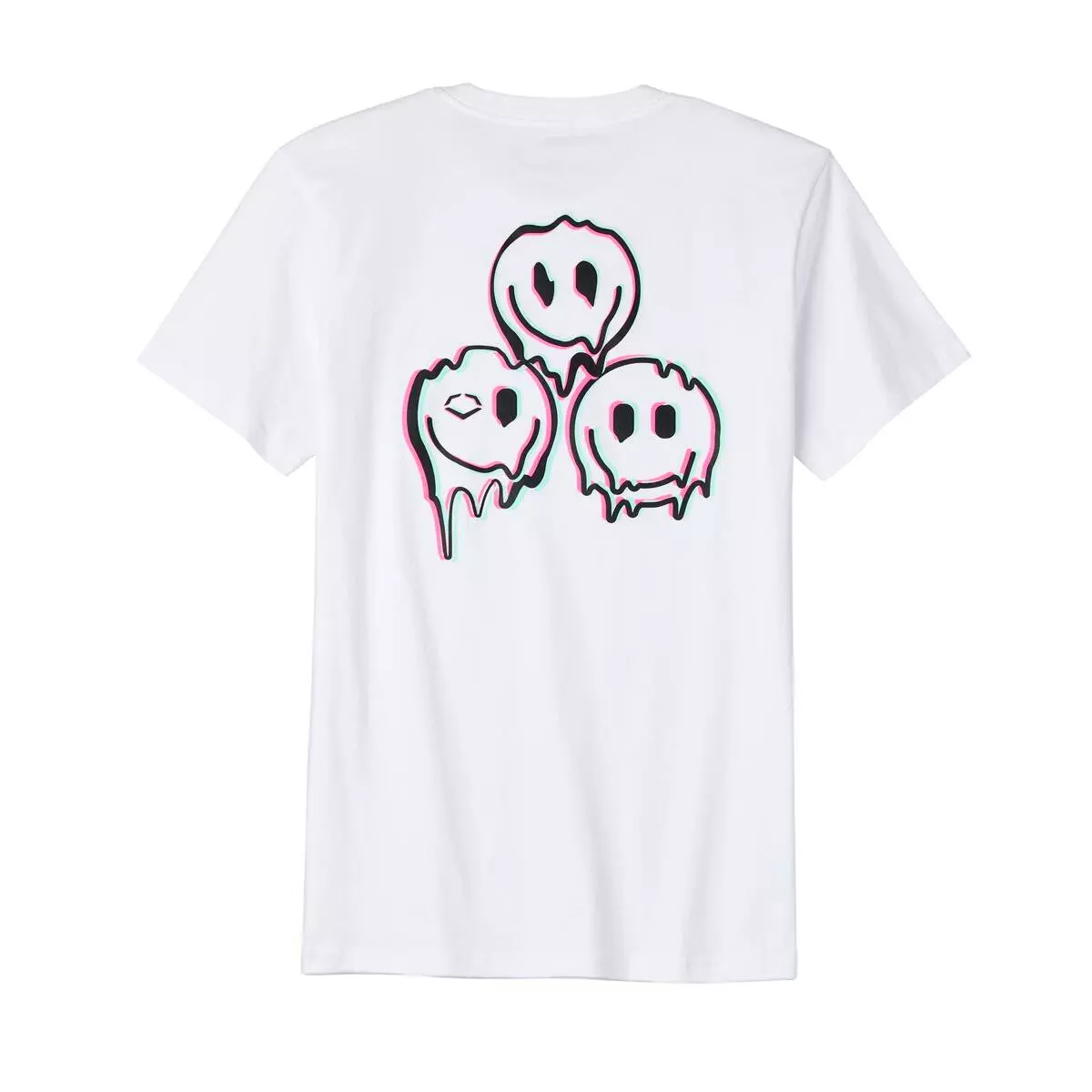 EvoShield Big Boys' Multi Smiley Tee - WHITE/MULTI