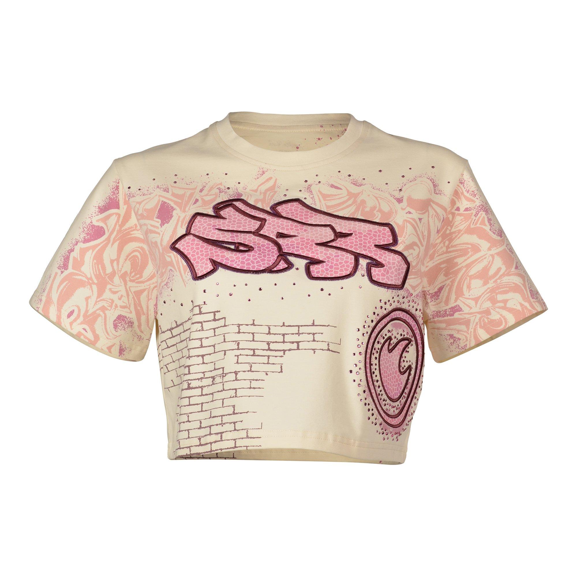 Smoke Rise Women's Boxy Cropped Camo Tee - CAMOUFLAGE Thumbnail View 1