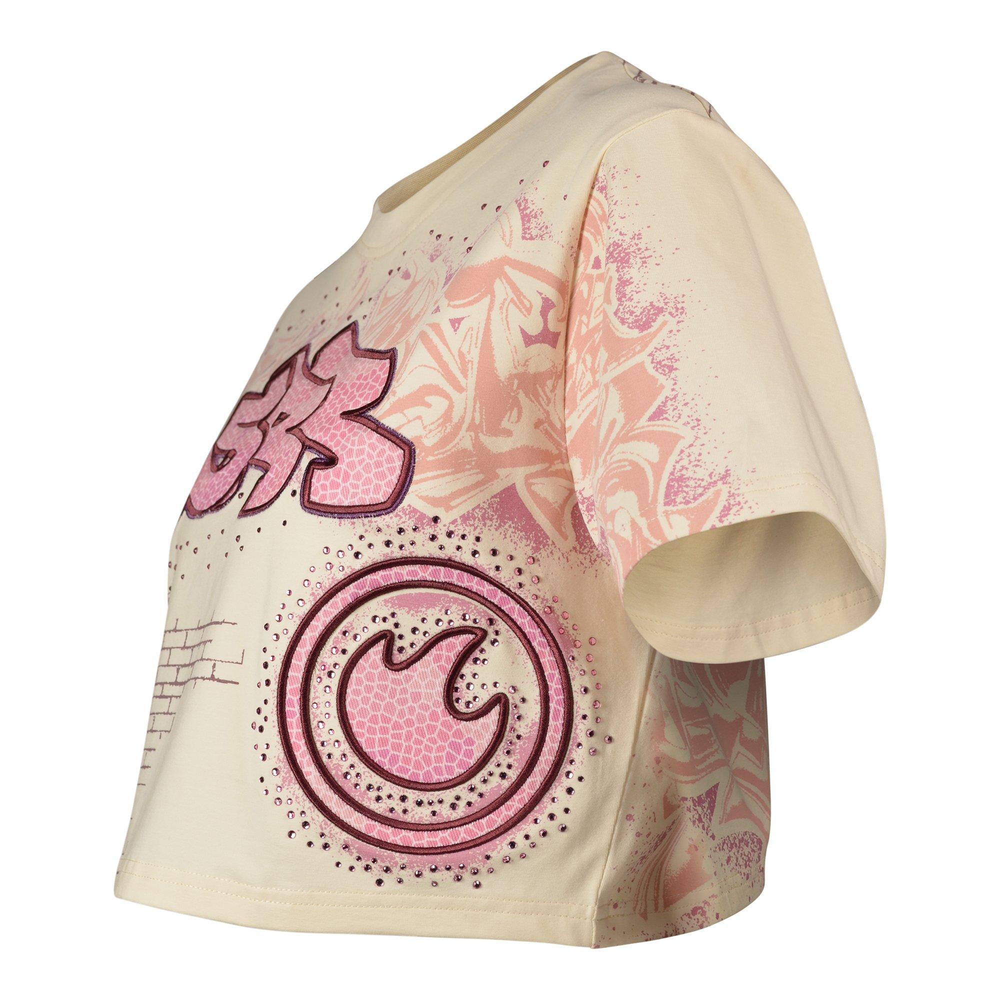 Smoke Rise Women's Boxy Cropped Camo Tee - CAMOUFLAGE Thumbnail View 3