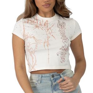 Smoke Rise Women's Fitted Tee - Rose Gold