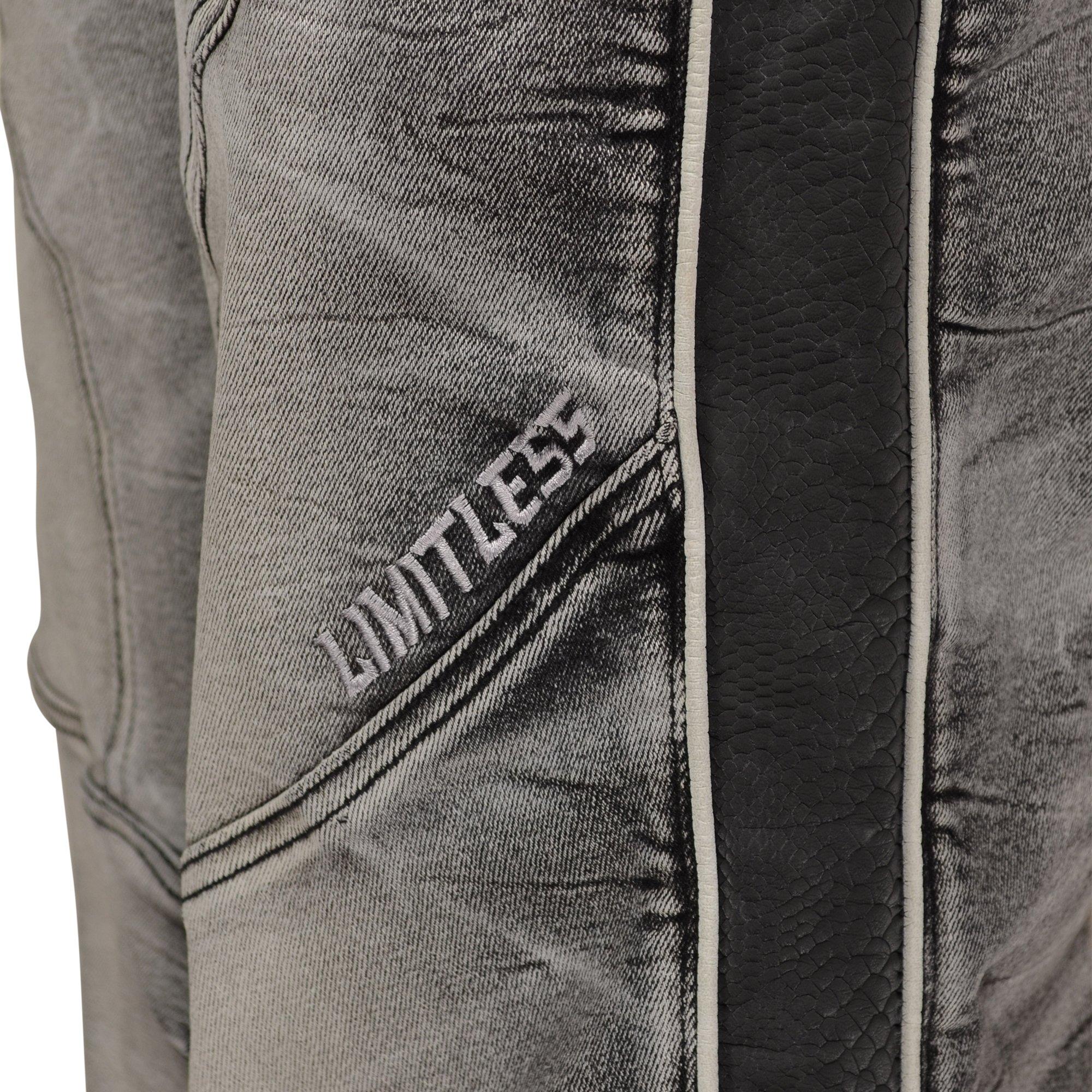 Smoke Rise Women's Wide Leg Snake Denim Core Set Pants - BLACK Thumbnail View 4