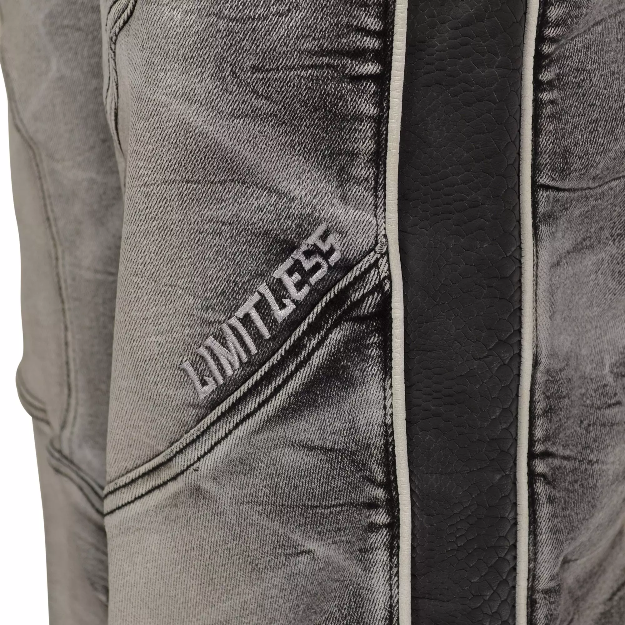 Smoke Rise Women's Wide Leg Snake Denim Core Set Pants - BLACK