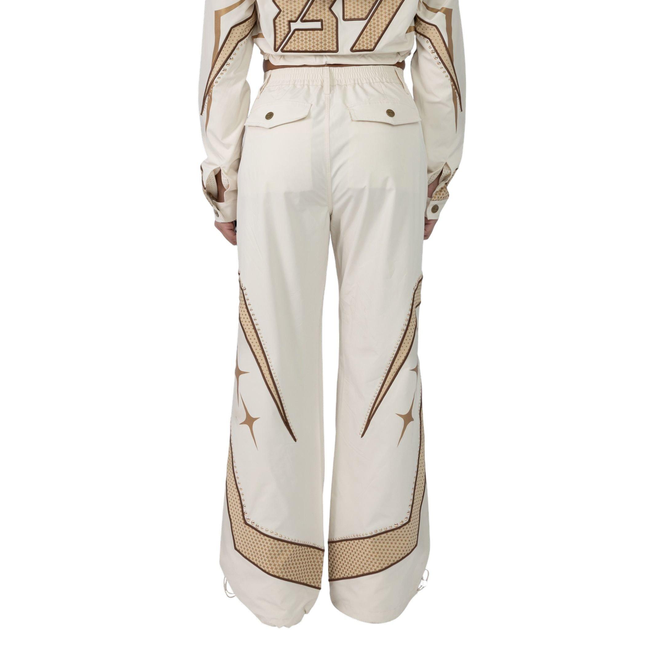 Smoke Rise Women's Wide Leg Woven Pants - Rose Gold - ROSE GOLD Thumbnail View 2