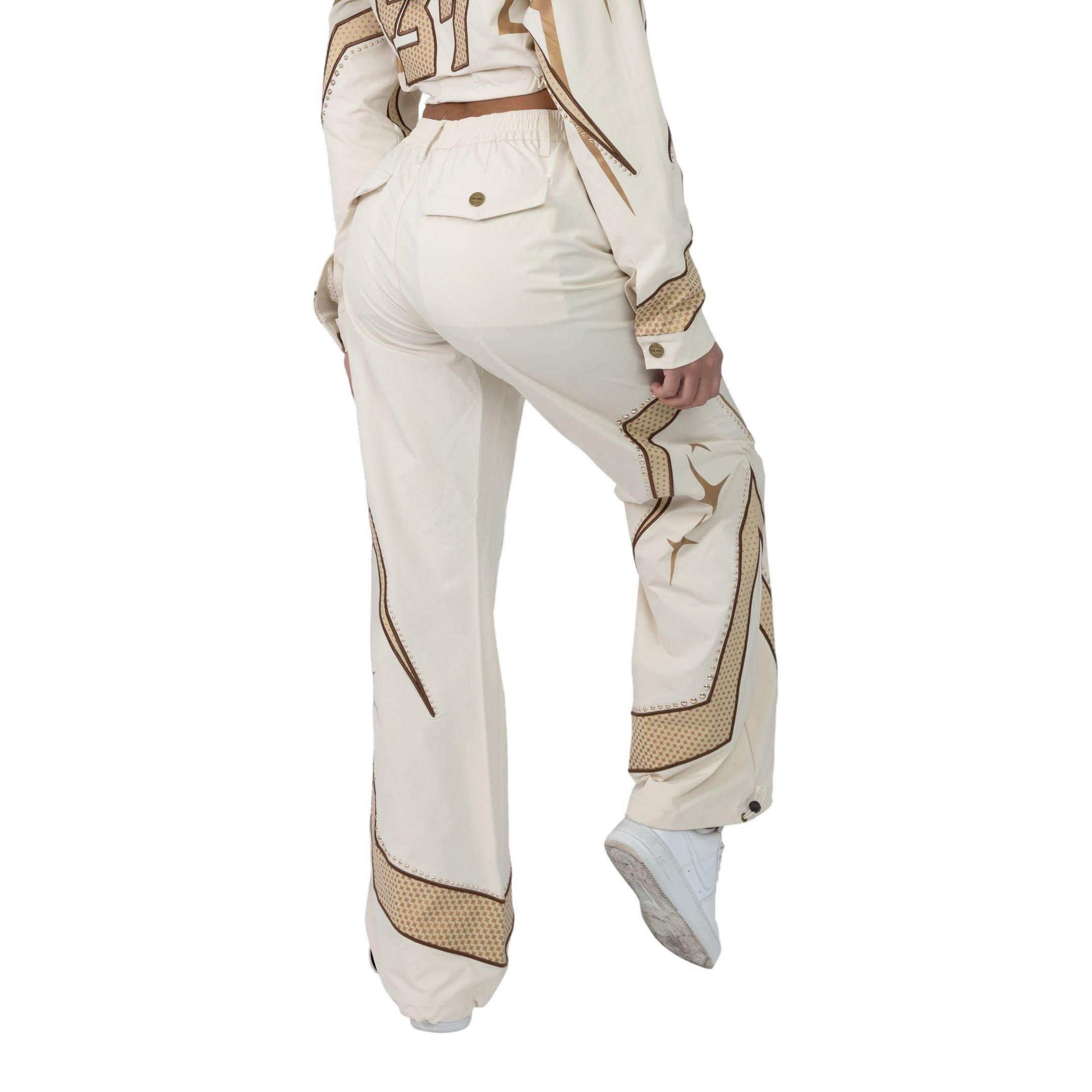 Smoke Rise Women's Wide Leg Woven Pants - Rose Gold - ROSE GOLD Thumbnail View 4