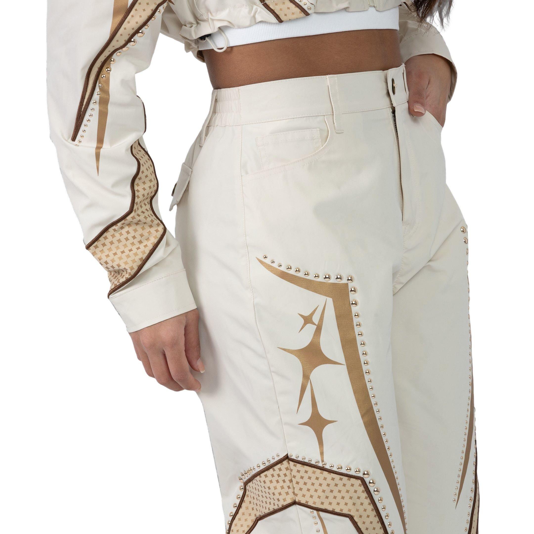 Smoke Rise Women's Wide Leg Woven Pants - Rose Gold - ROSE GOLD Thumbnail View 7