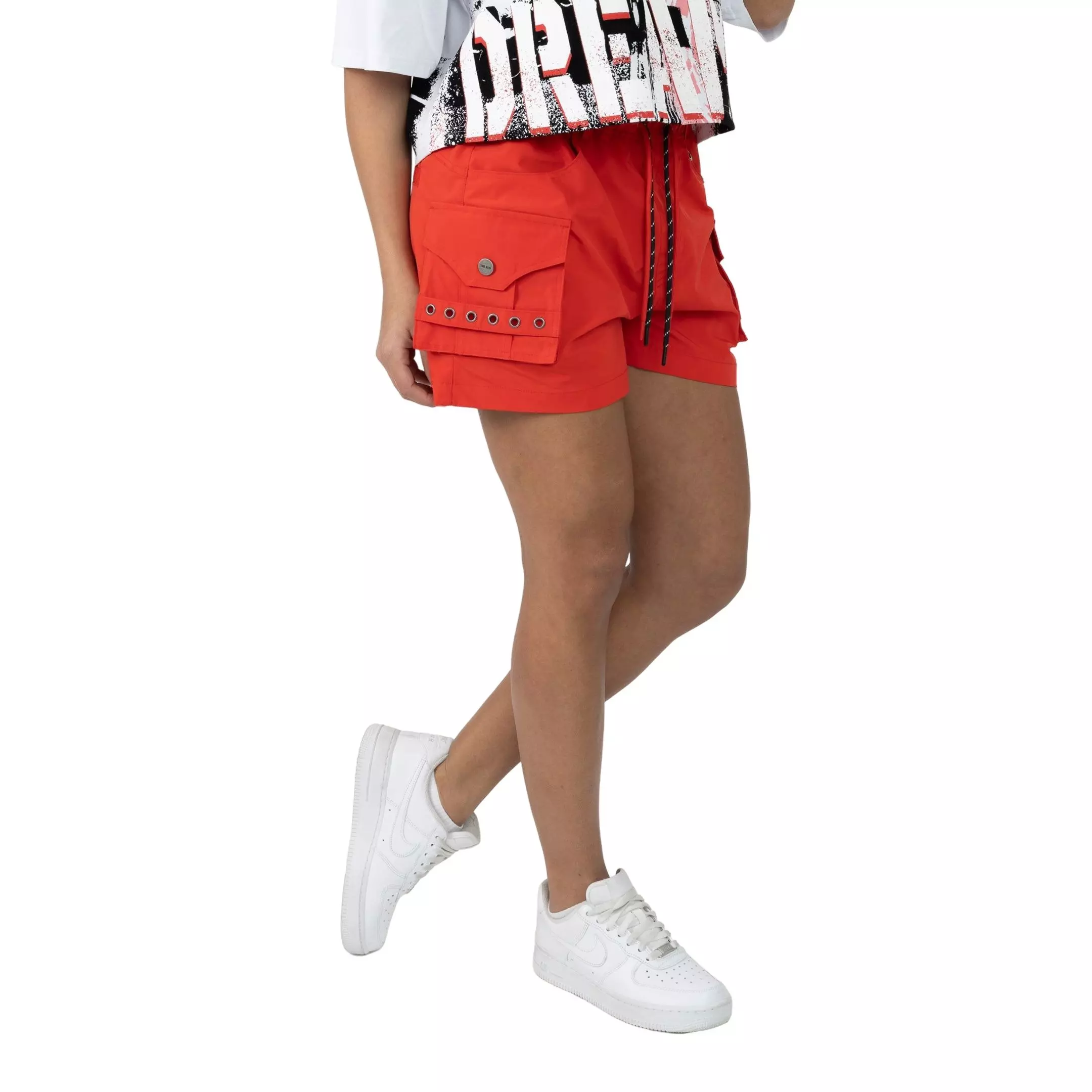 Smoke Rise Women's 3-Inch Shorts - Red - RED