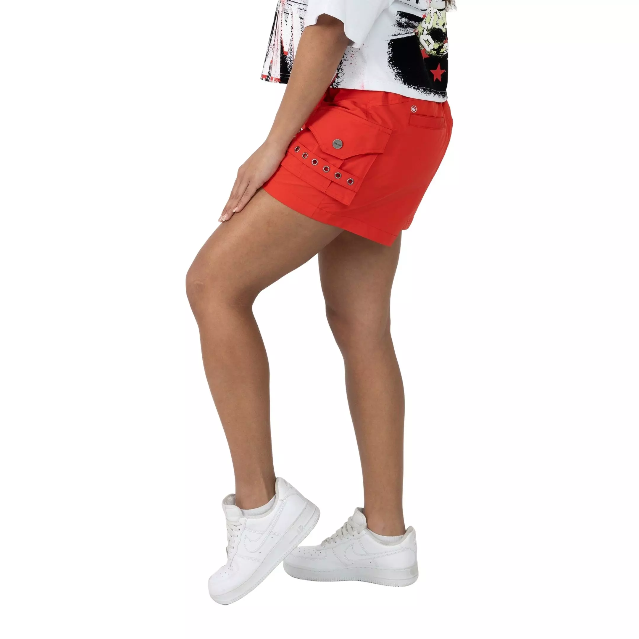 Smoke Rise Women's 3-Inch Shorts - Red - RED
