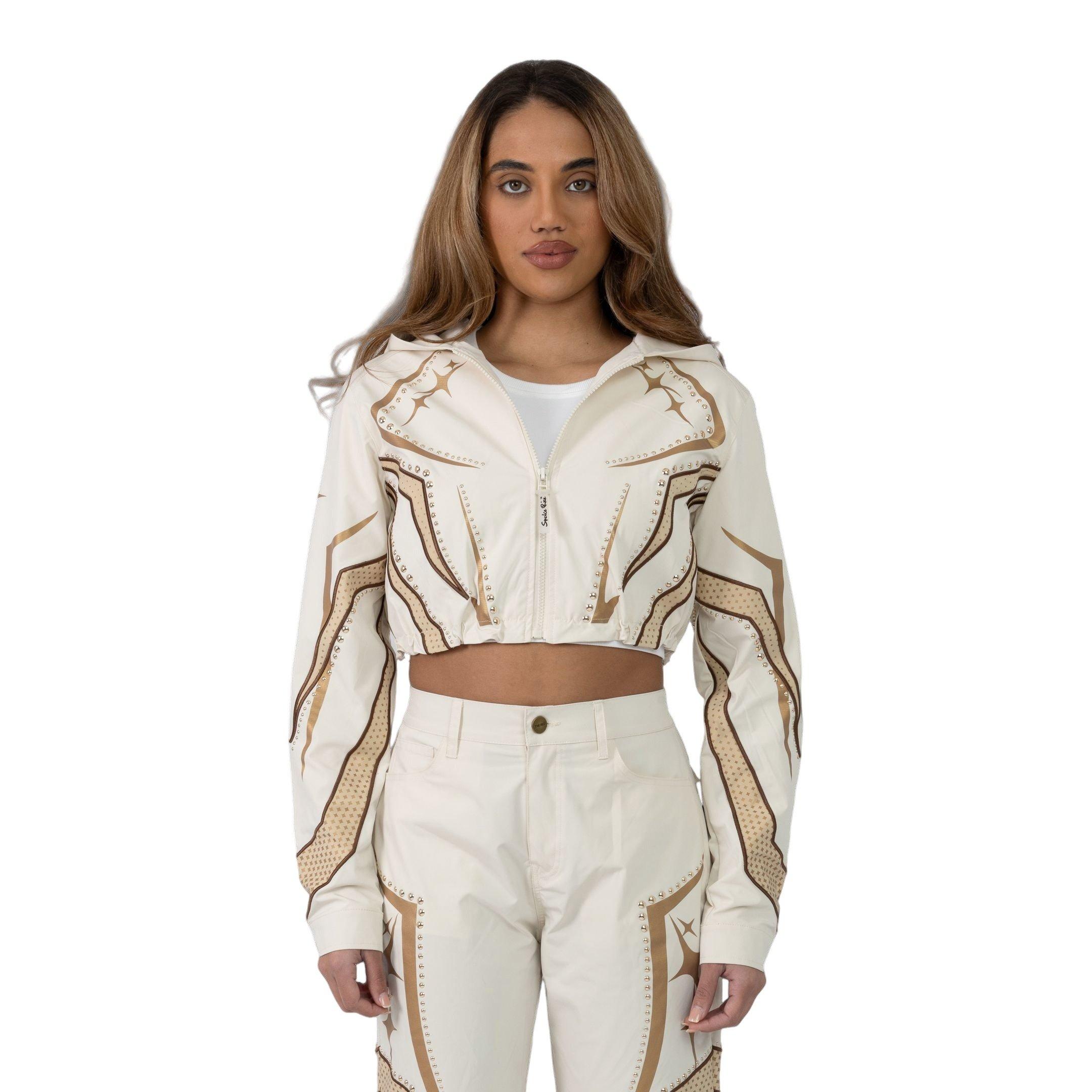 Smoke Rise Women's Rose Gold Woven Jacket - ROSE GOLD Thumbnail View 1
