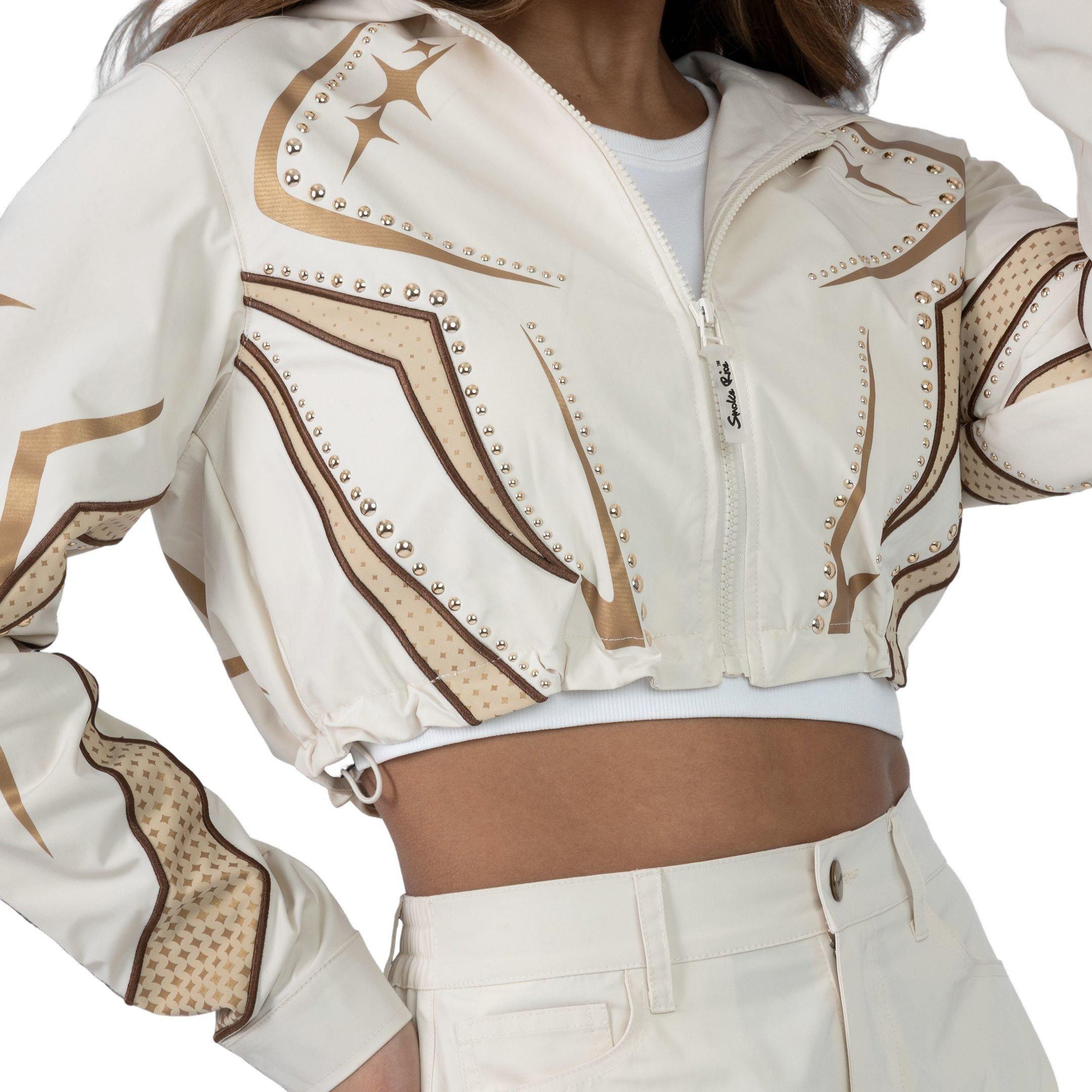 Smoke Rise Women's Rose Gold Woven Jacket - ROSE GOLD Thumbnail View 4