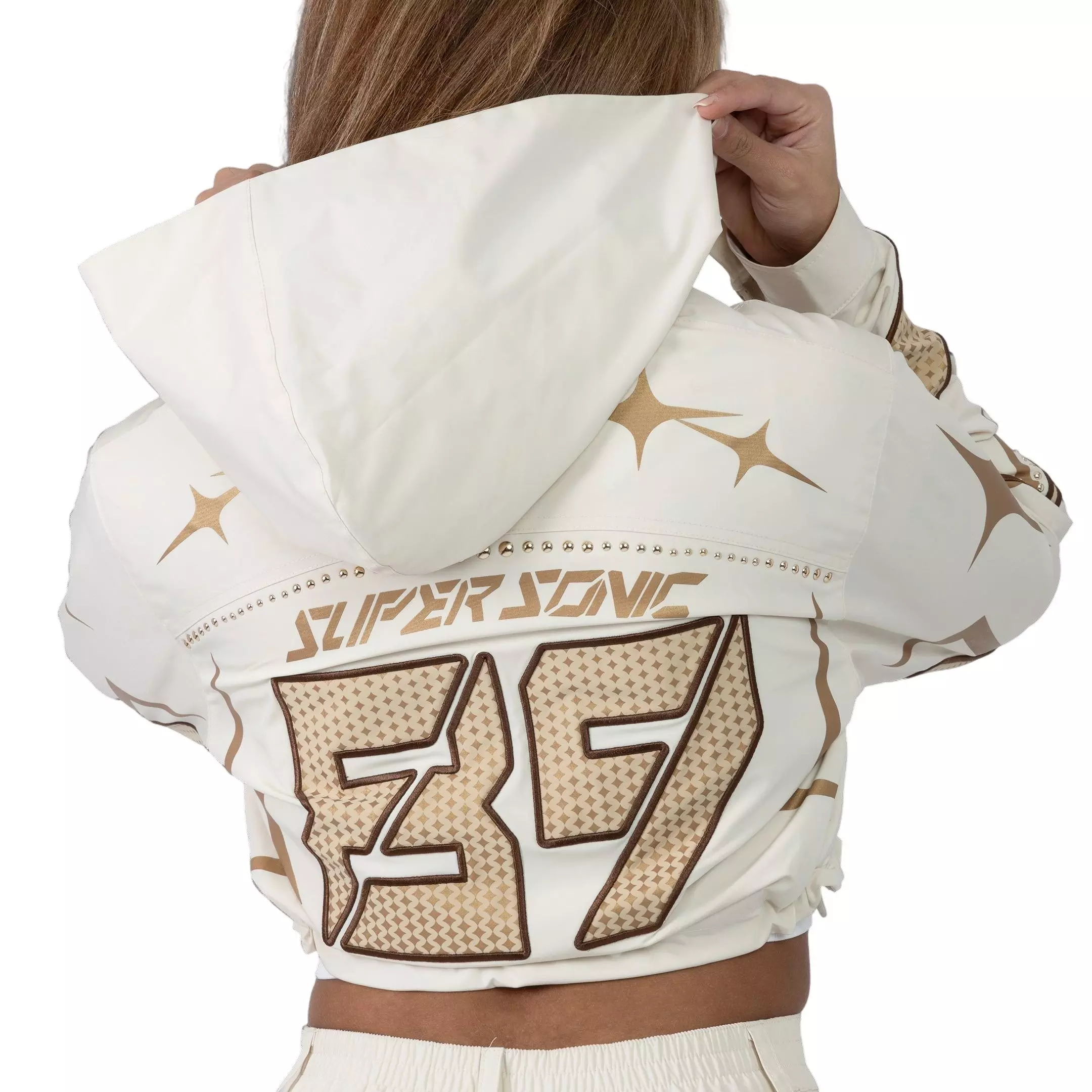 Smoke Rise Women's Rose Gold Woven Jacket - ROSE GOLD