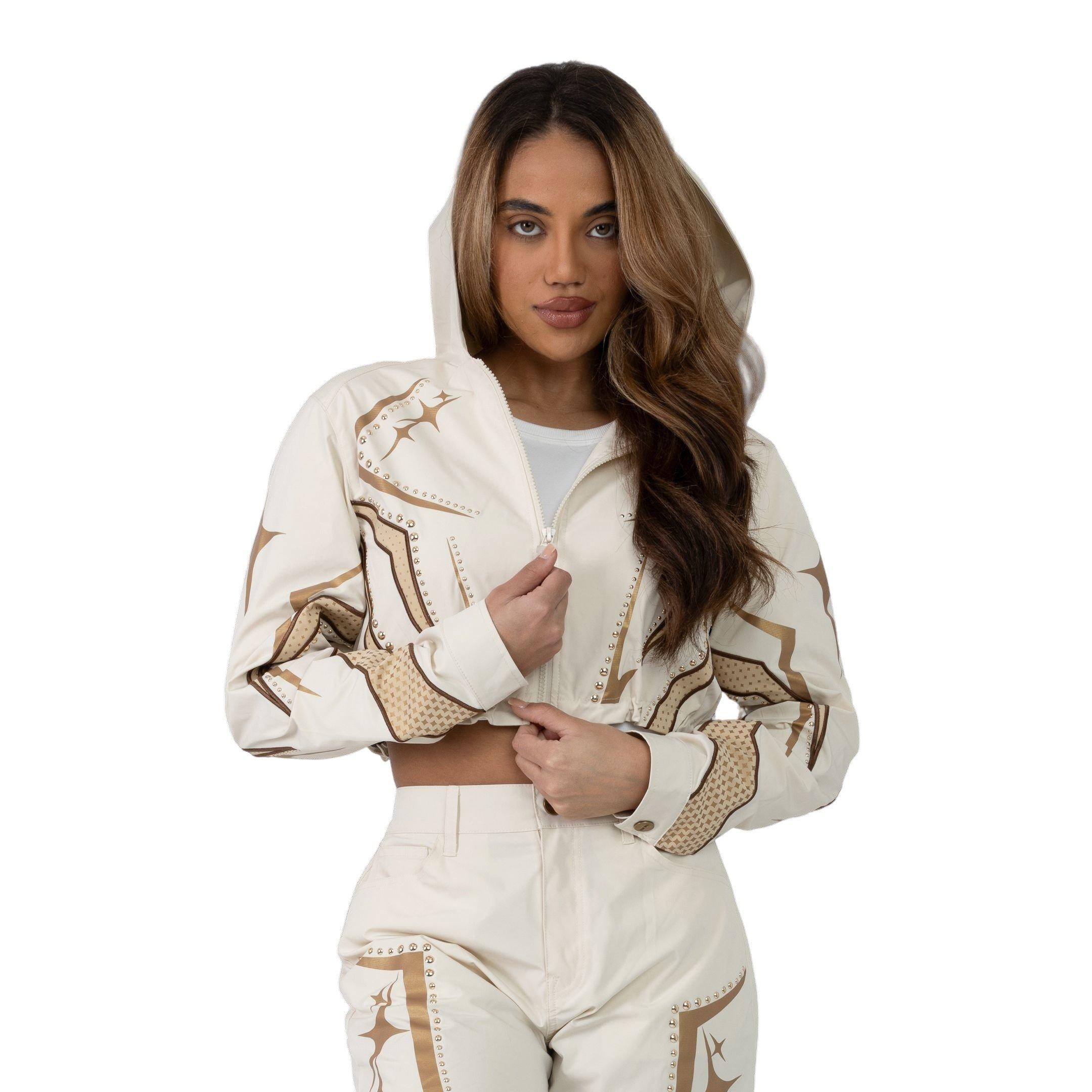 Smoke Rise Women's Rose Gold Woven Jacket - ROSE GOLD Thumbnail View 6