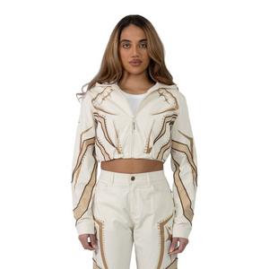 Smoke Rise Women's Rose Gold Woven Jacket