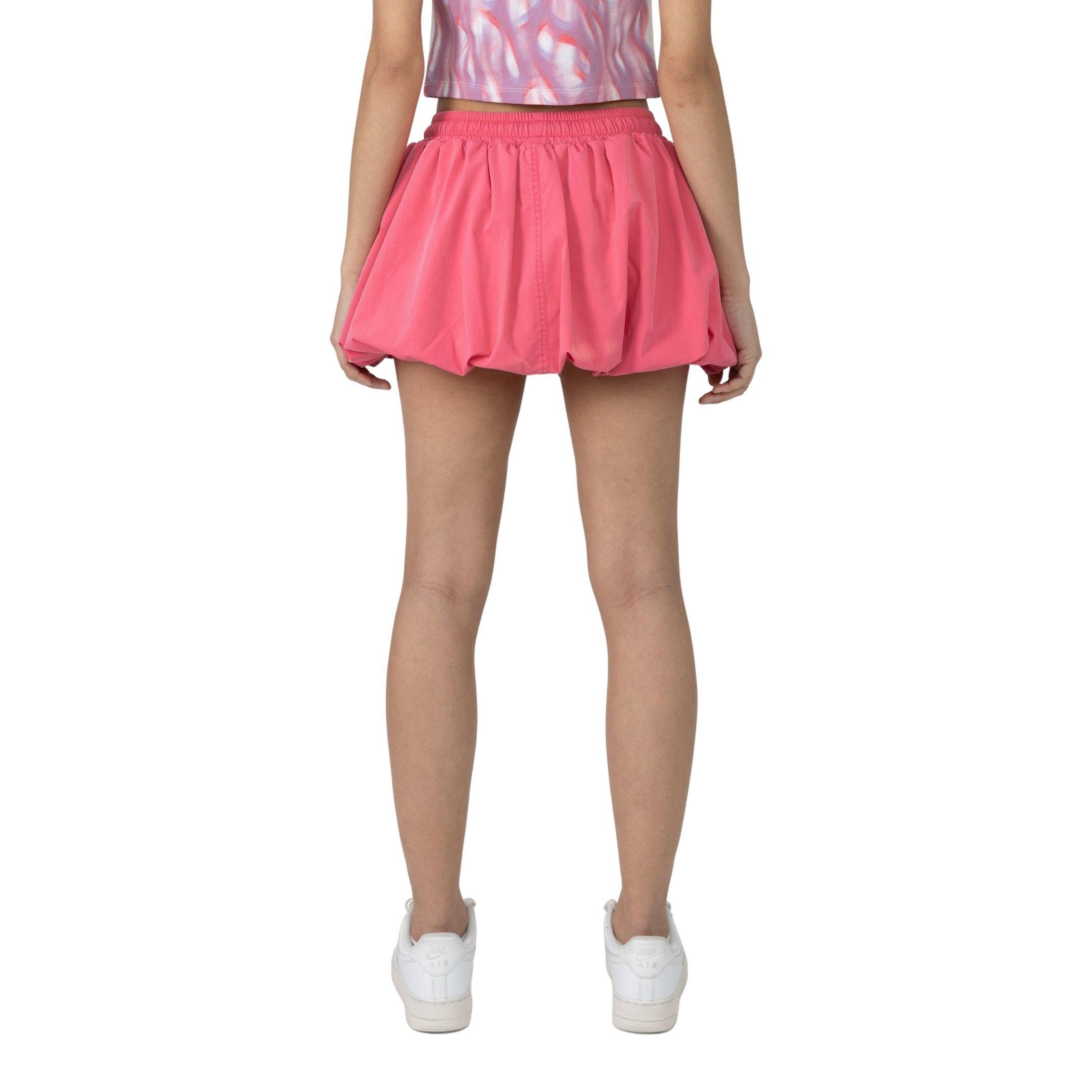 Smoke Rise Women's Nylon Bubble Skirt - Pink - PINK Thumbnail View 5
