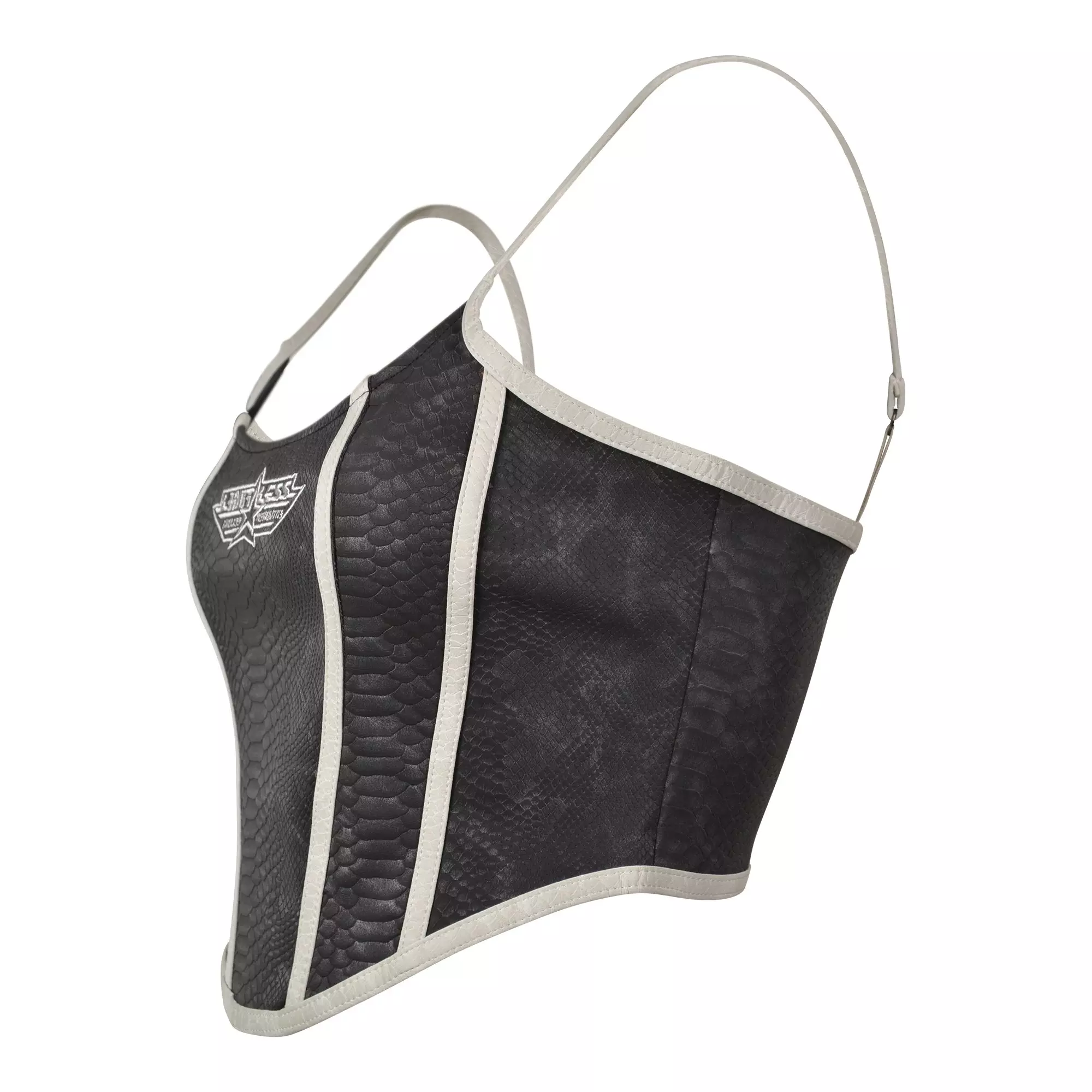 Smoke Rise Women's Black Corset Top - BLACK