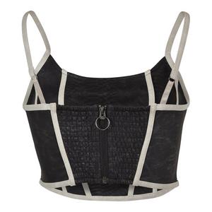 Smoke Rise Women's Black Corset Top
