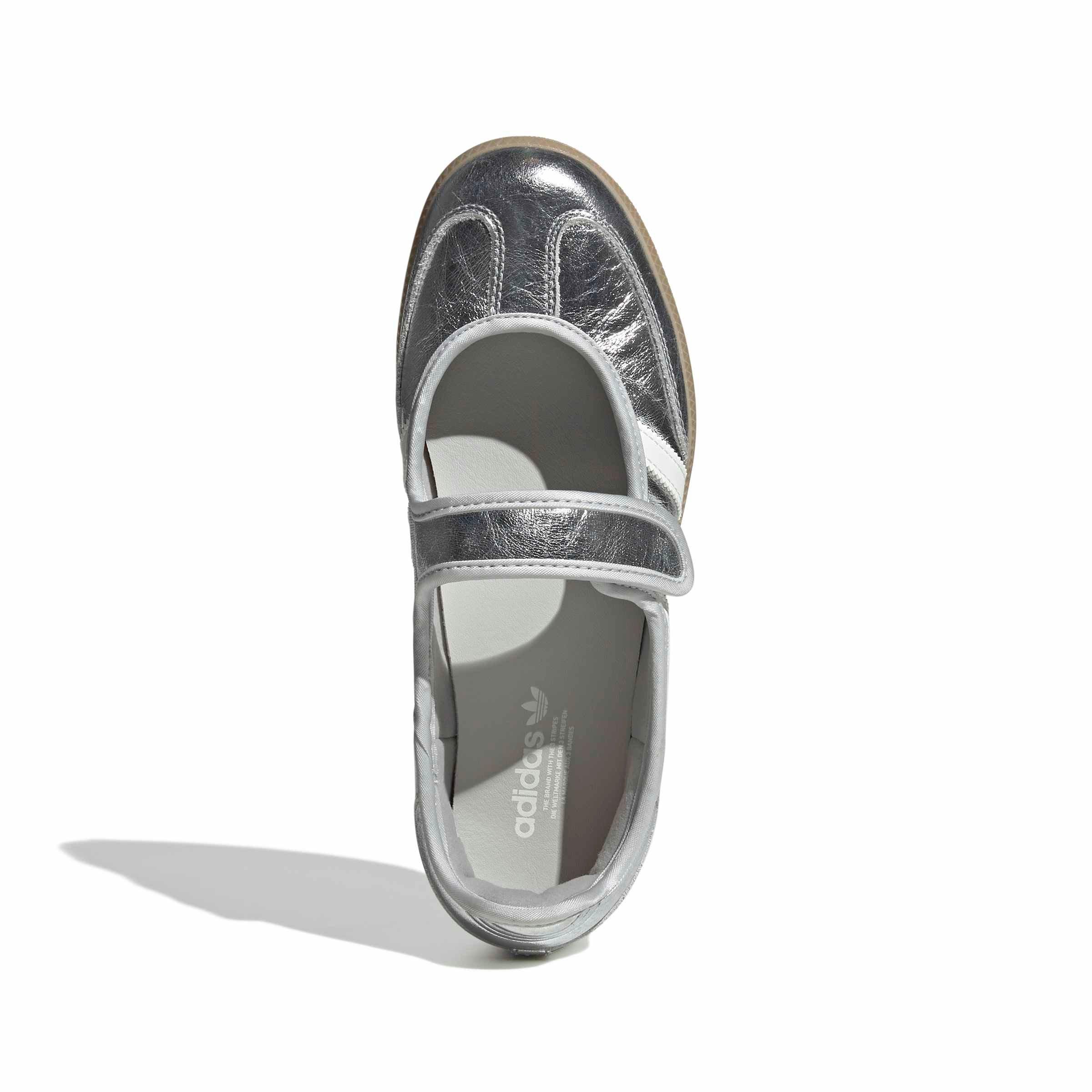 adidas Originals Samba Jane "Silver Metallic" Women's Shoe - SILVER Thumbnail View 3