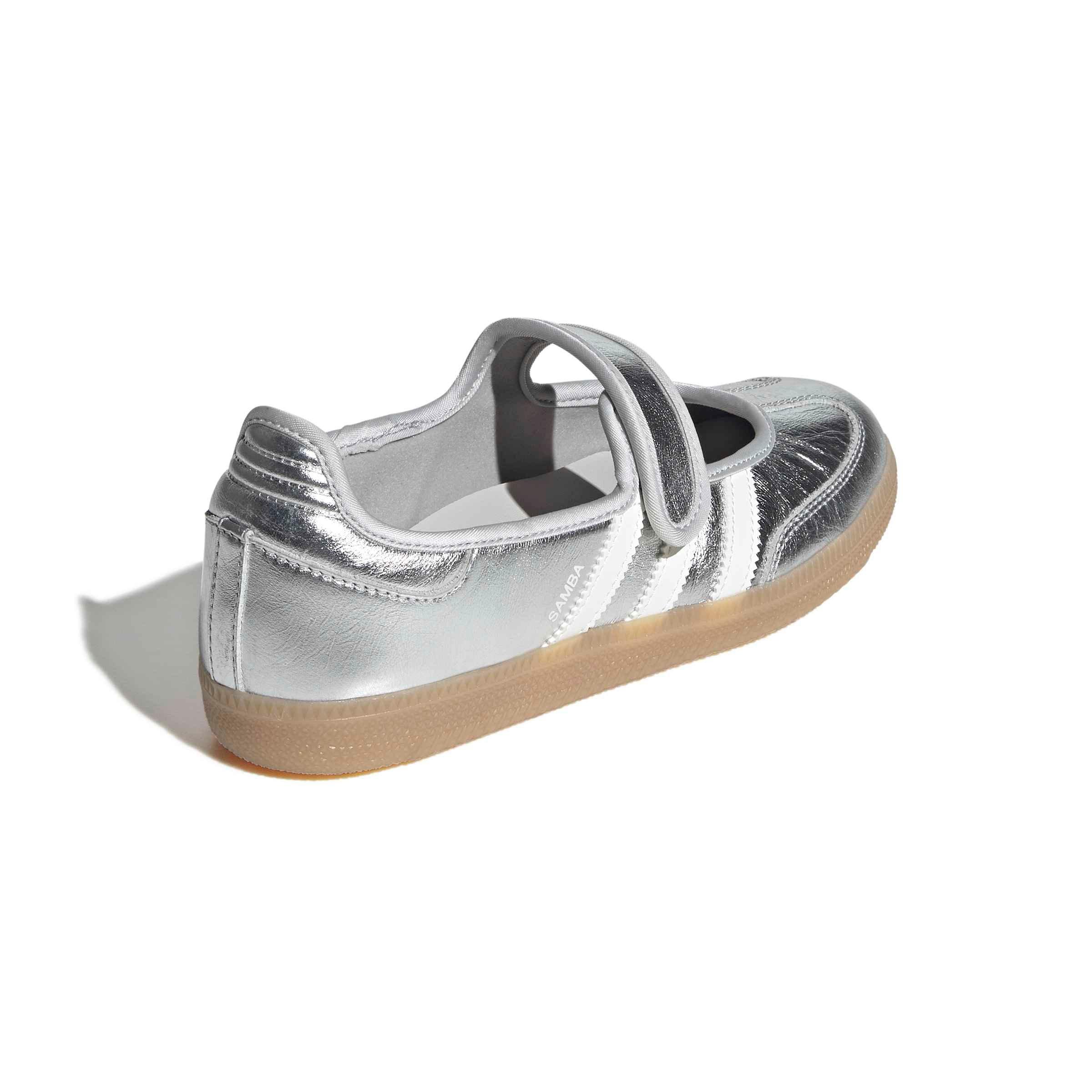 adidas Originals Samba Jane "Silver Metallic" Women's Shoe - SILVER Thumbnail View 6