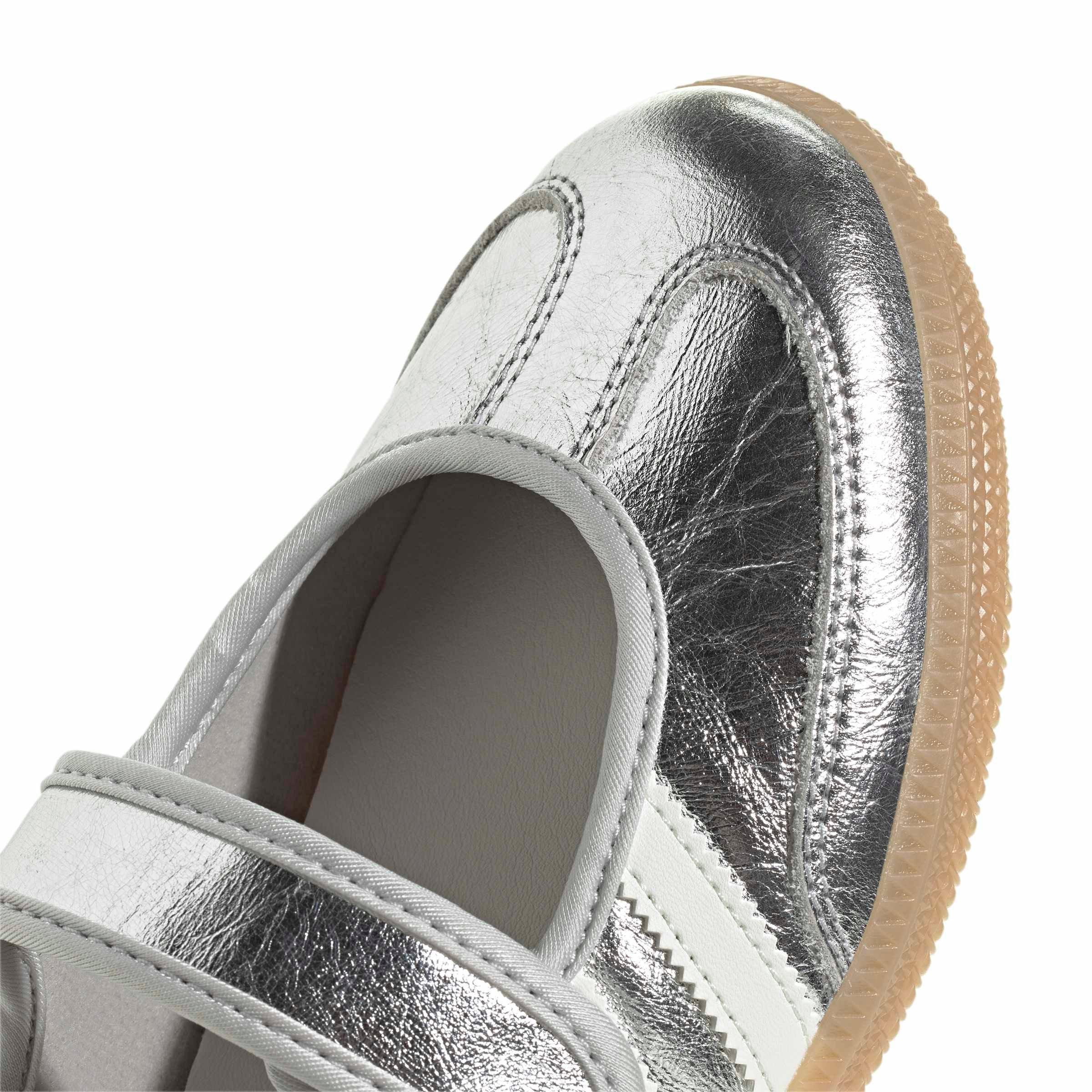 adidas Originals Samba Jane "Silver Metallic" Women's Shoe - SILVER Thumbnail View 7