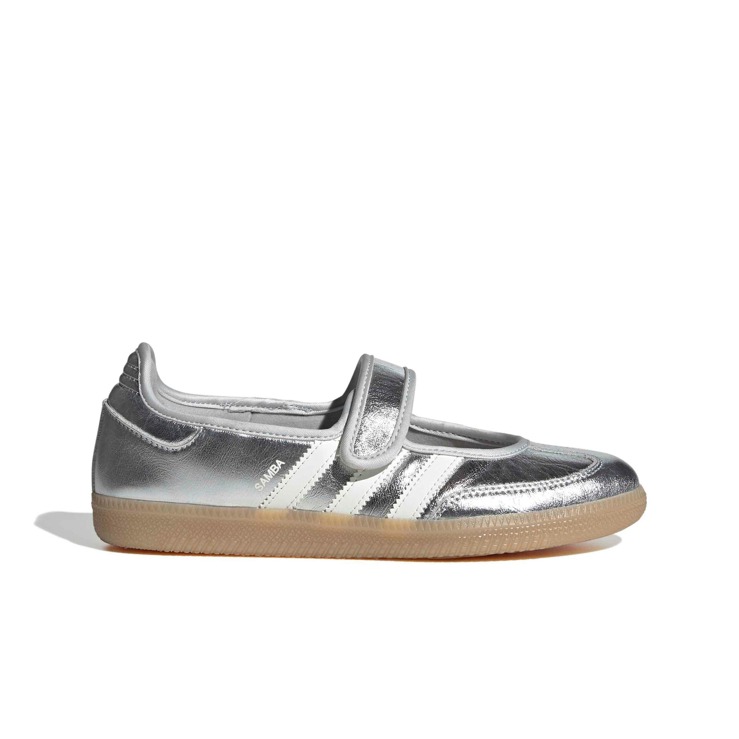 adidas Originals Samba Jane "Silver Metallic" Women's Shoe - SILVER Thumbnail View 1