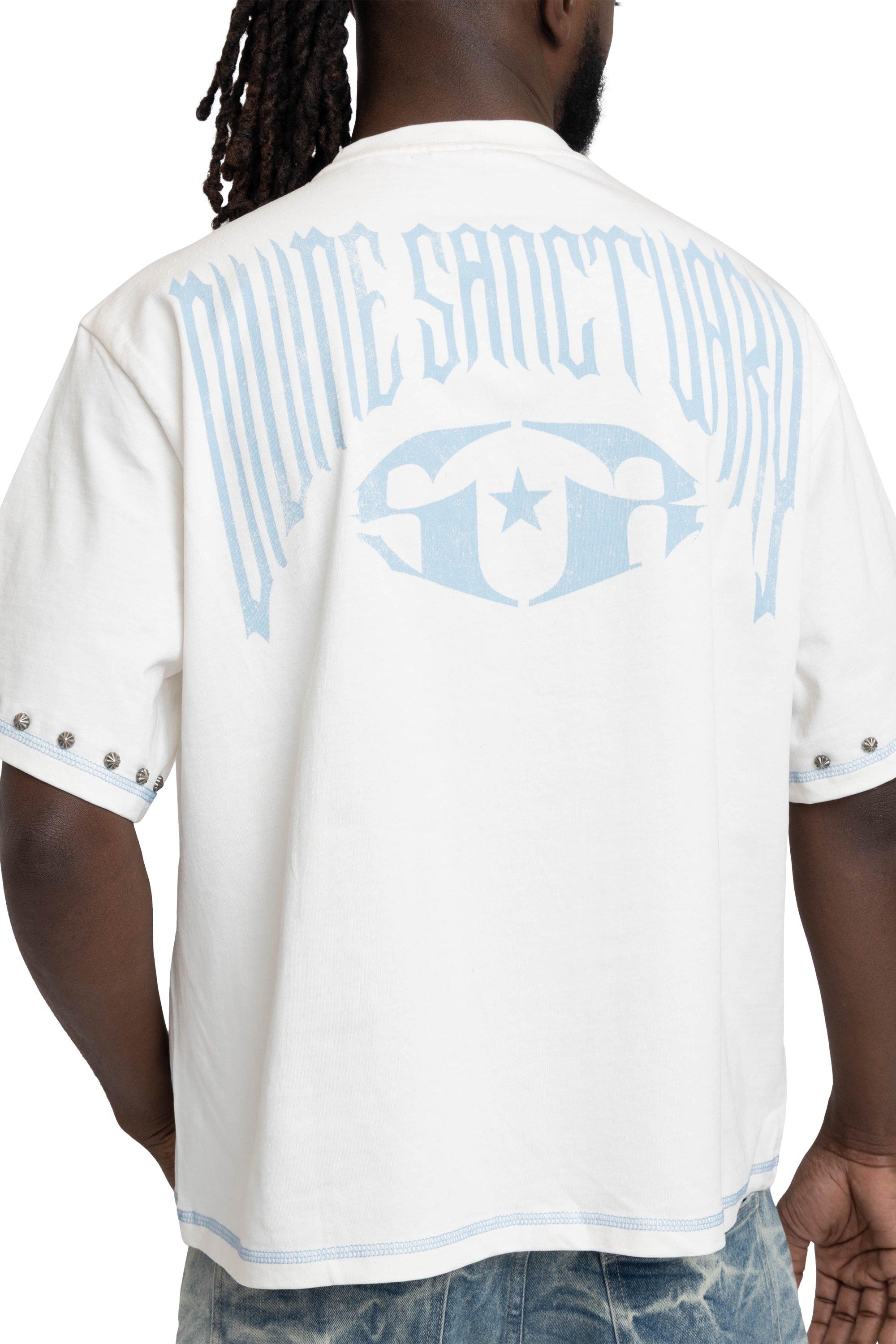 Smoke Rise Men's Sanctuary Crop Tee - Chalk - OFF-WHITE Thumbnail View 2