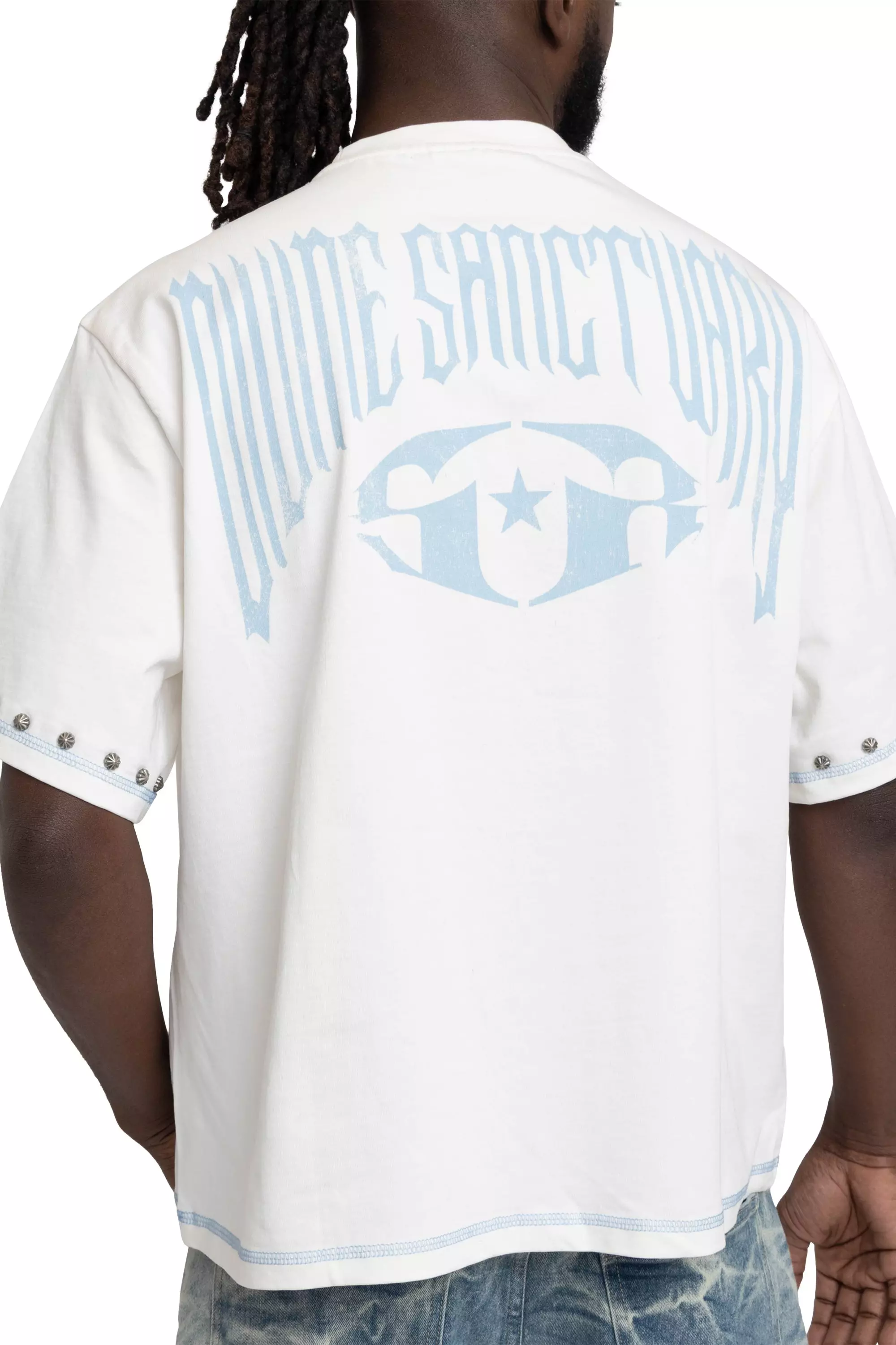 Smoke Rise Men's Sanctuary Crop Tee - Chalk - OFF-WHITE