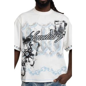 Smoke Rise Men's Sanctuary Crop Tee - Chalk
