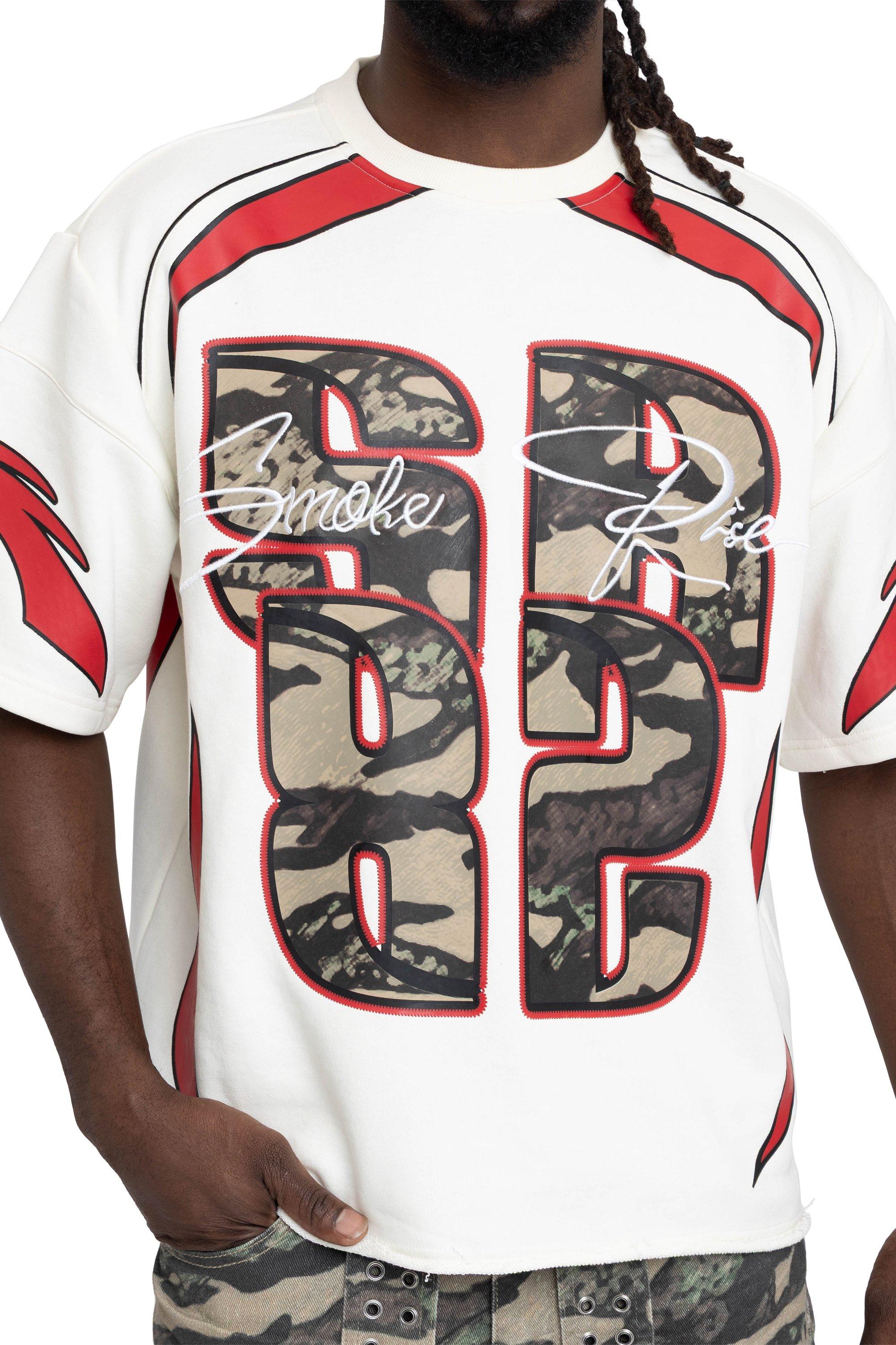 Smoke Rise Men's Seize The Moment Tee - Ecru - CREAM Thumbnail View 1