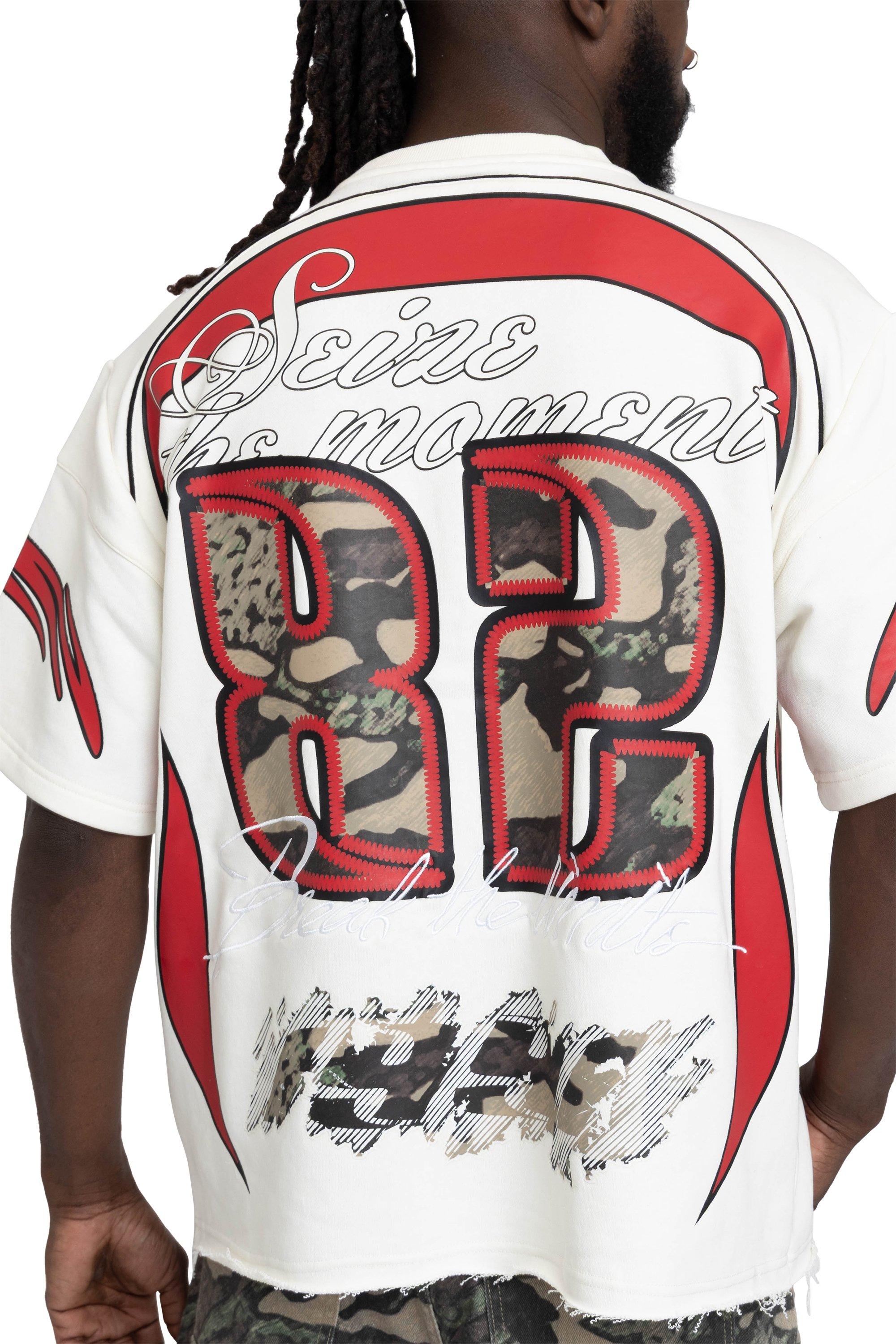 Smoke Rise Men's Seize The Moment Tee - Ecru - CREAM Thumbnail View 2