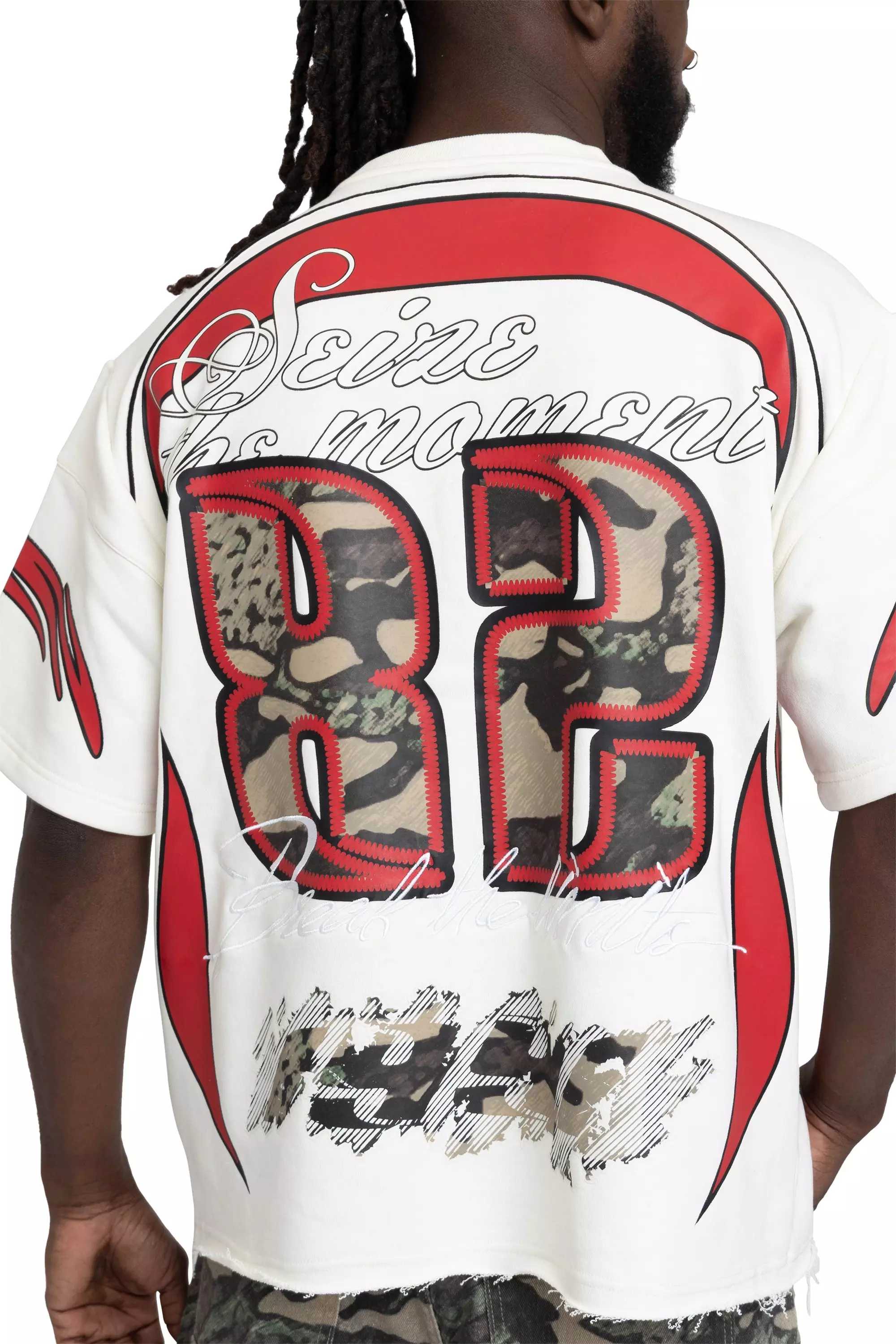 Smoke Rise Men's Seize The Moment Tee - Ecru - CREAM