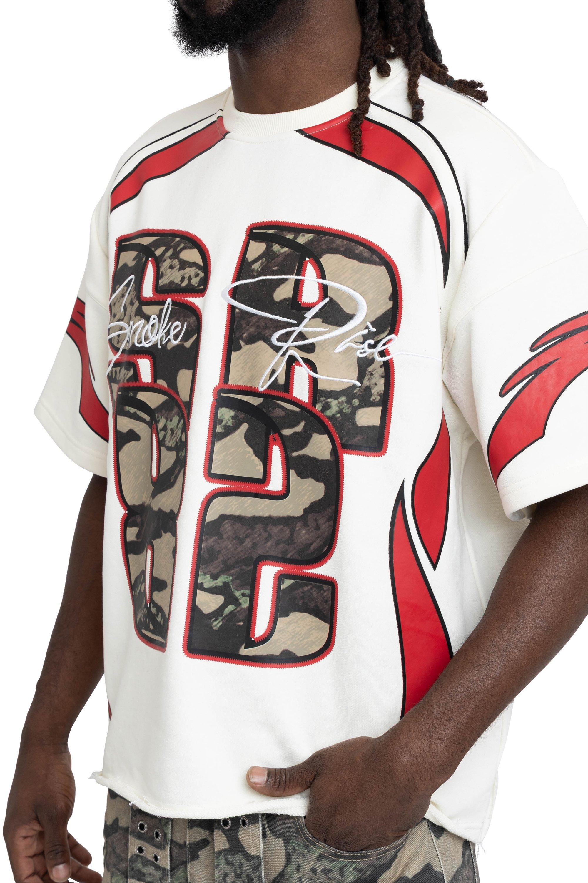 Smoke Rise Men's Seize The Moment Tee - Ecru - CREAM Thumbnail View 3