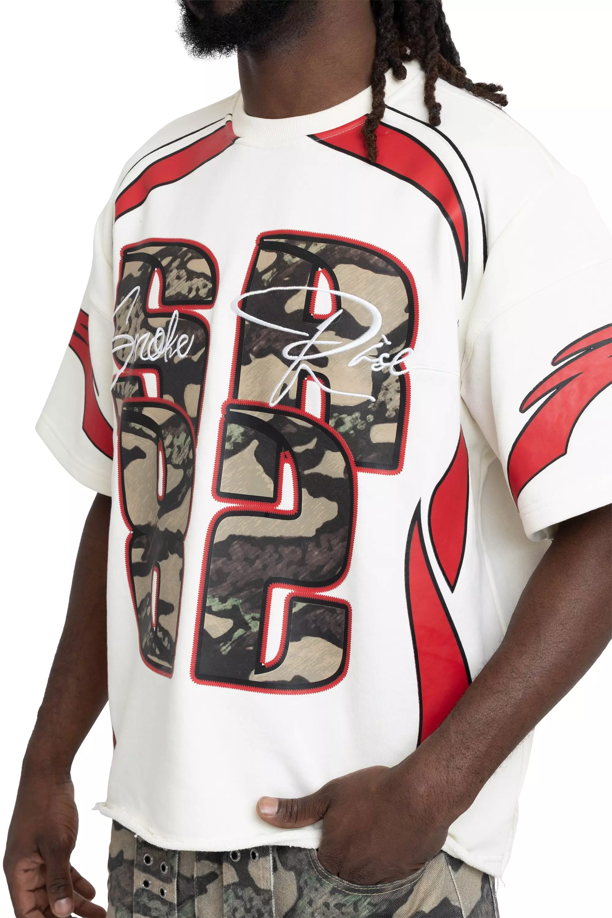 Smoke Rise Men's Seize The Moment Tee - Ecru - CREAM