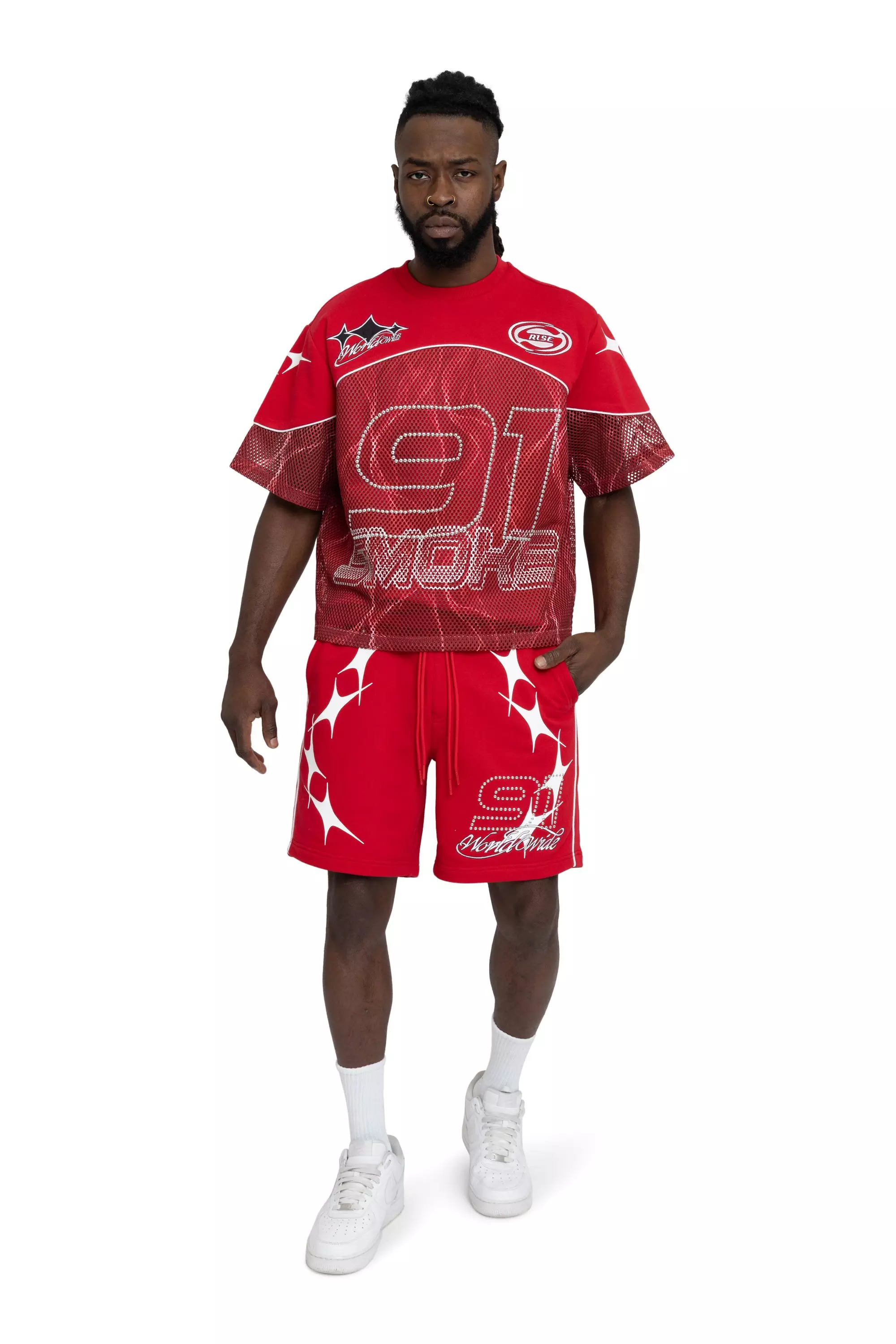 Smoke Rise Men's Limitless Tee - True Red - RED