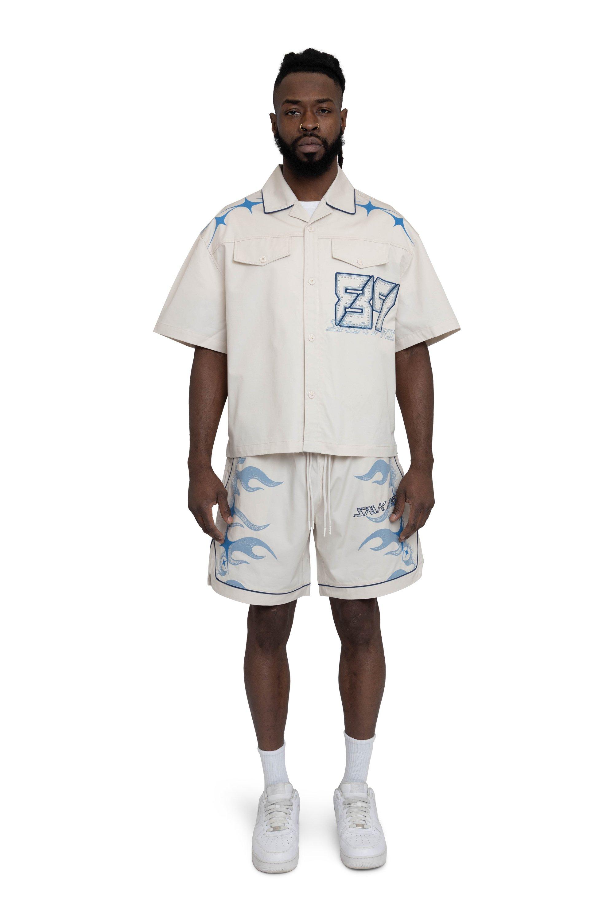 Smoke Rise Men's Super Sonic Shorts - Carolina Blue - BLUE Thumbnail View 1