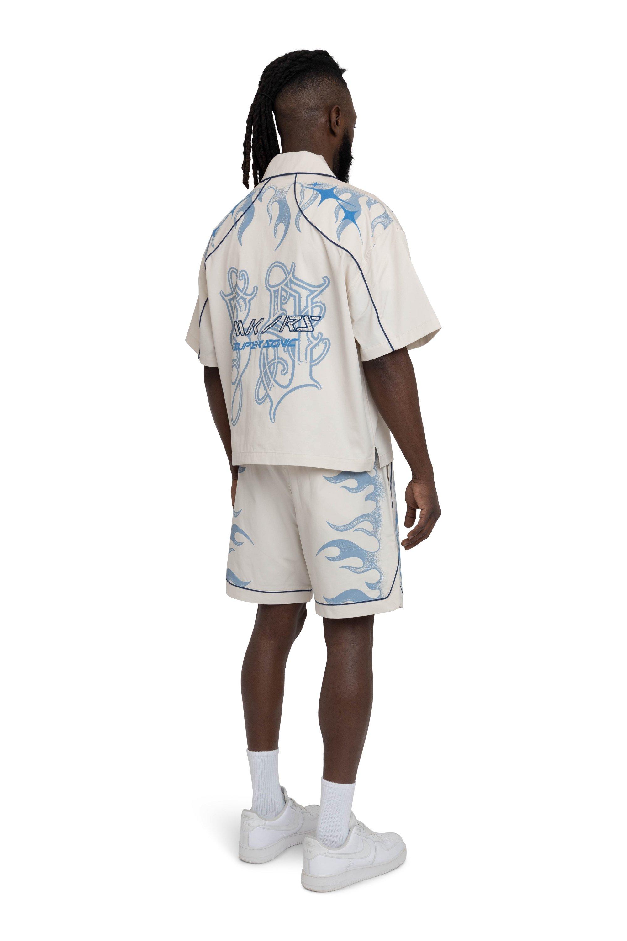 Smoke Rise Men's Super Sonic Shorts - Carolina Blue - BLUE Thumbnail View 4