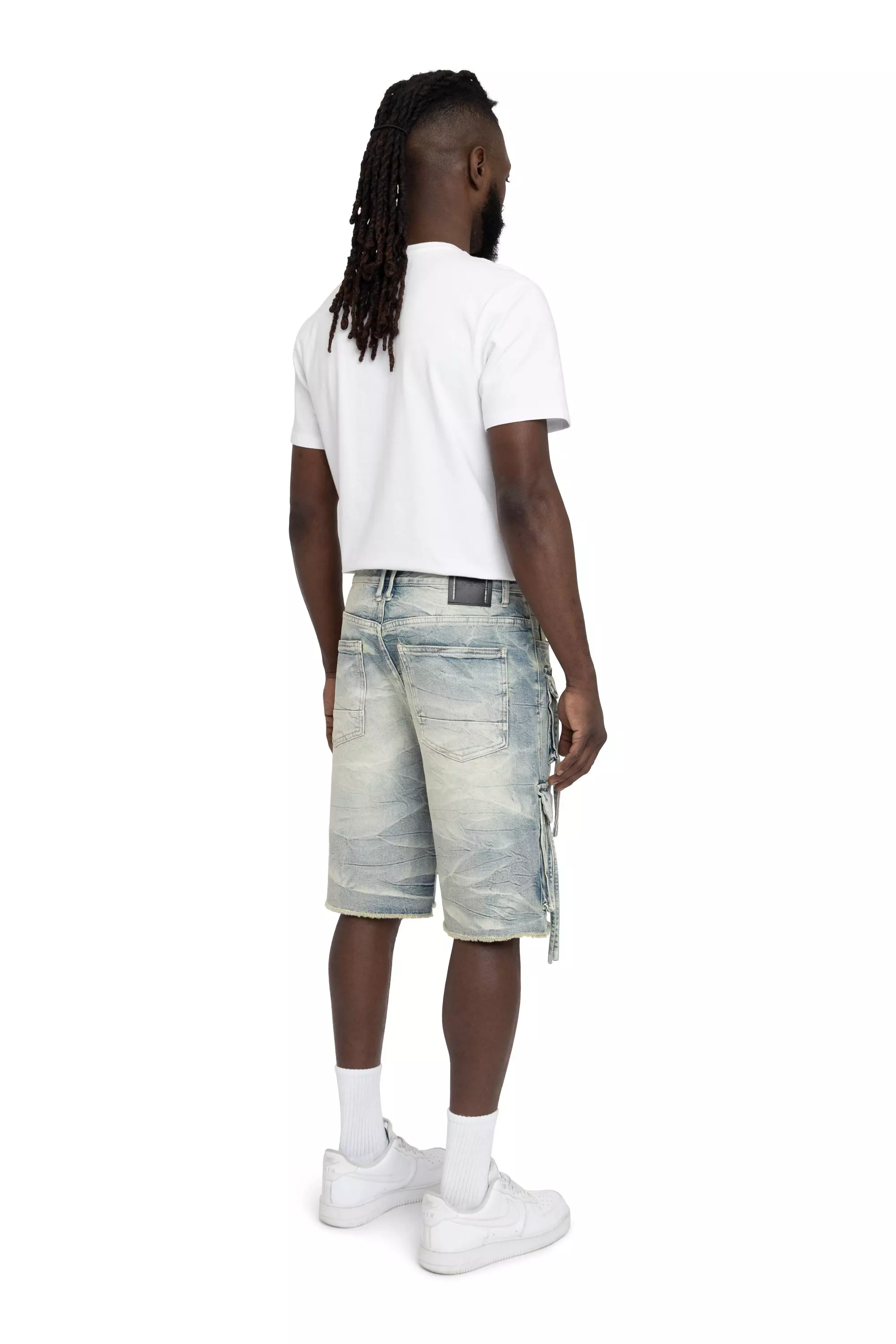 Smoke Rise Men's Comfort Cargo Shorts - Parsons Blue - BLUE