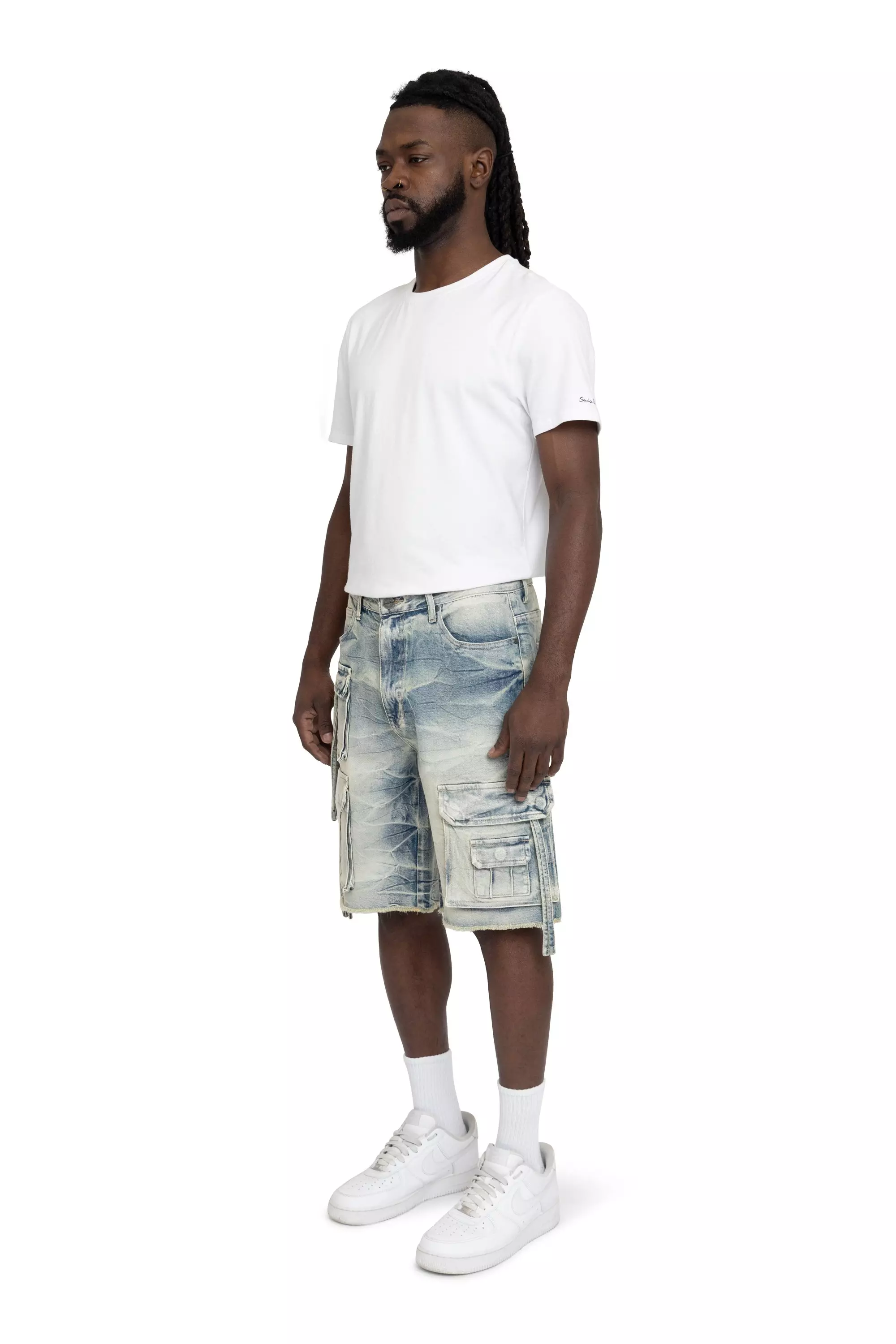 Smoke Rise Men's Comfort Cargo Shorts - Parsons Blue - BLUE