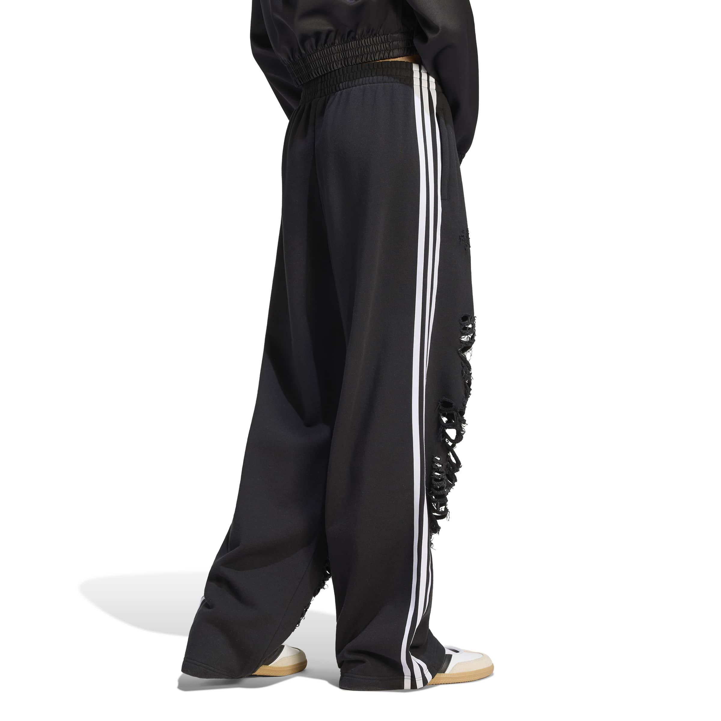 adidas Originals Women's Distressed Joggers - BLACK