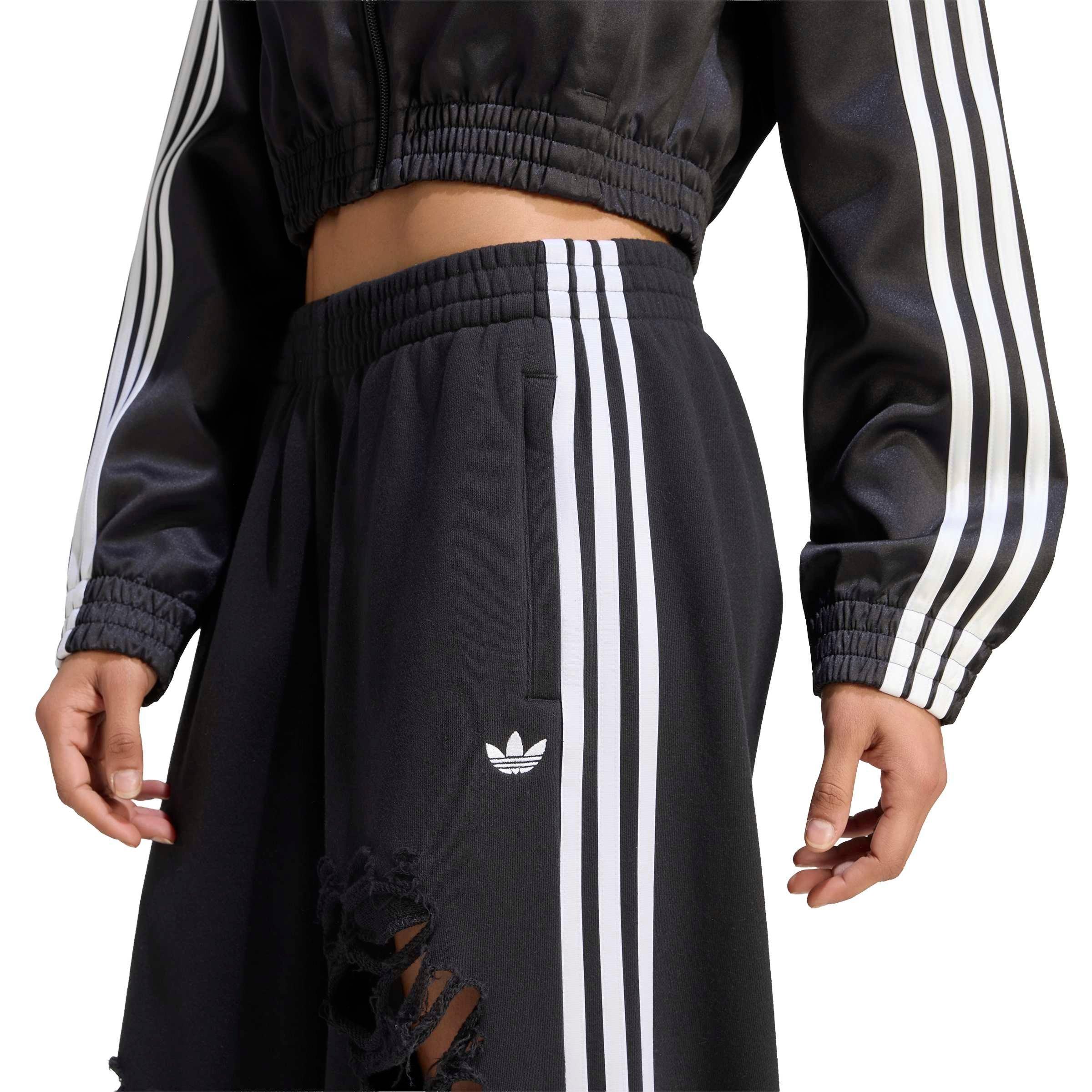 adidas Originals Women's Distressed Joggers - BLACK