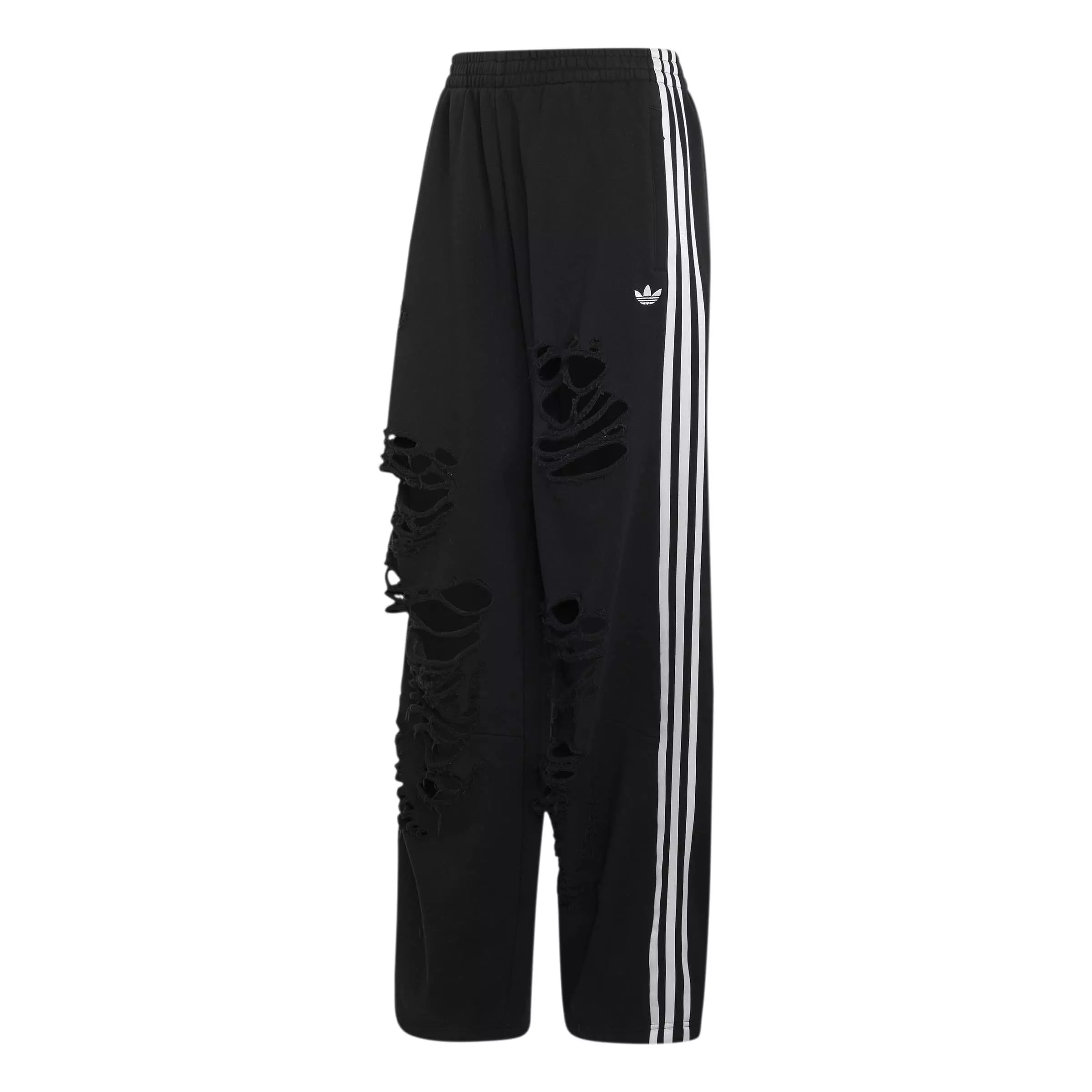 adidas Originals Women's Distressed Joggers - BLACK