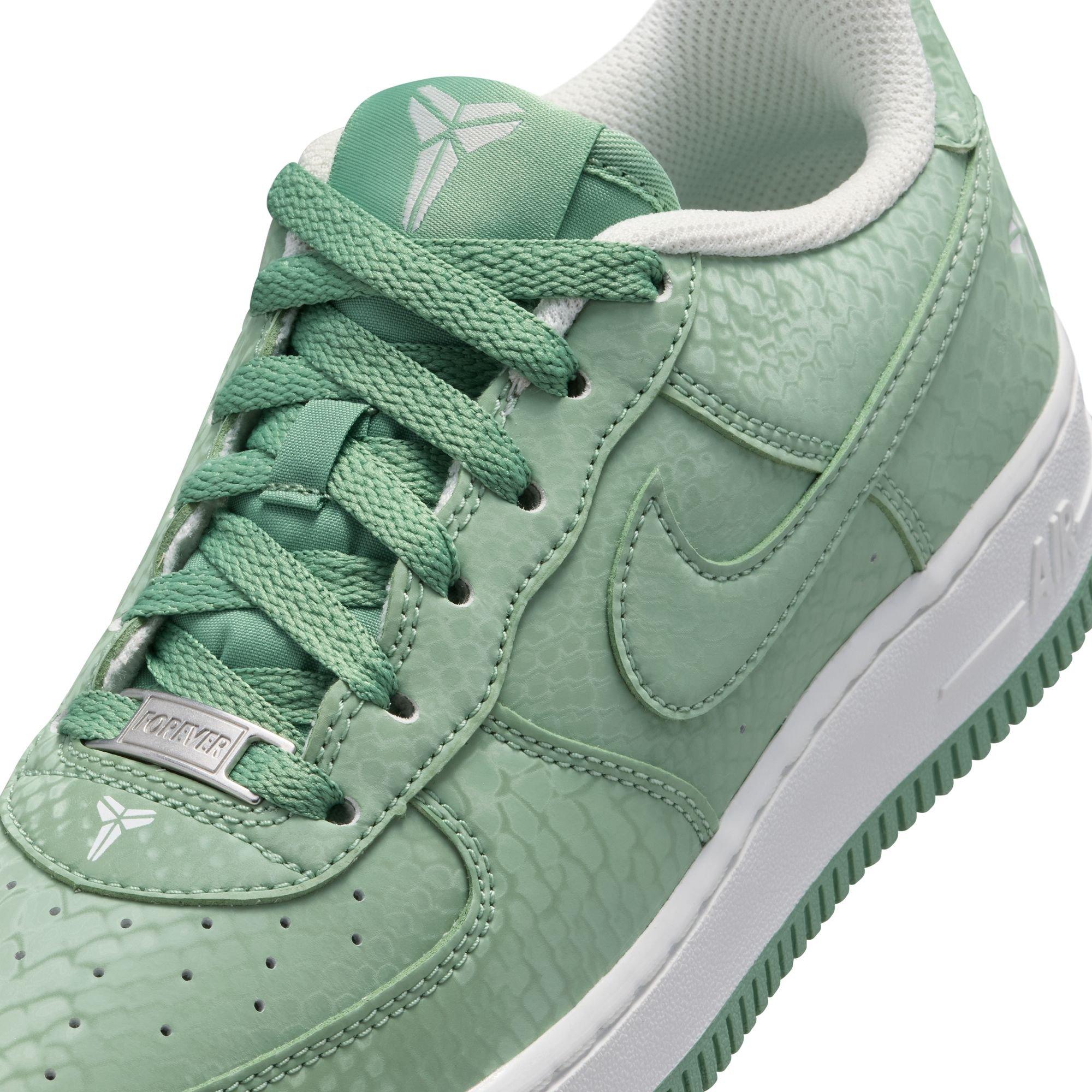 Nike Air Force 1 Low Kobe "Steam/Summit White" Grade School Boys' Shoe - STEAM/SUMMIT WHITE Thumbnail View 9