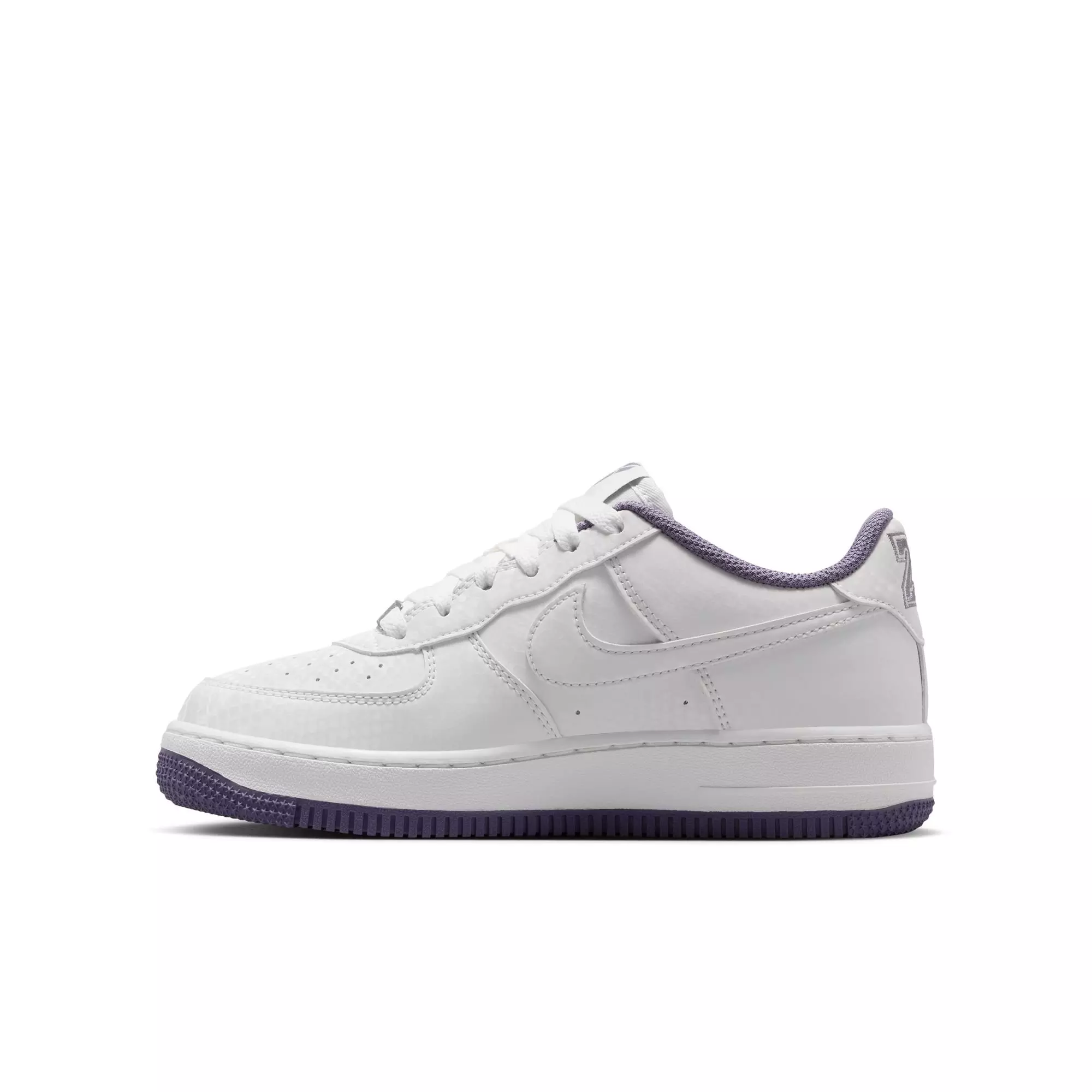Nike Air Force 1 Low Kobe "Summit White/Daybreak" Grade School Boys' Shoe - WHITE
