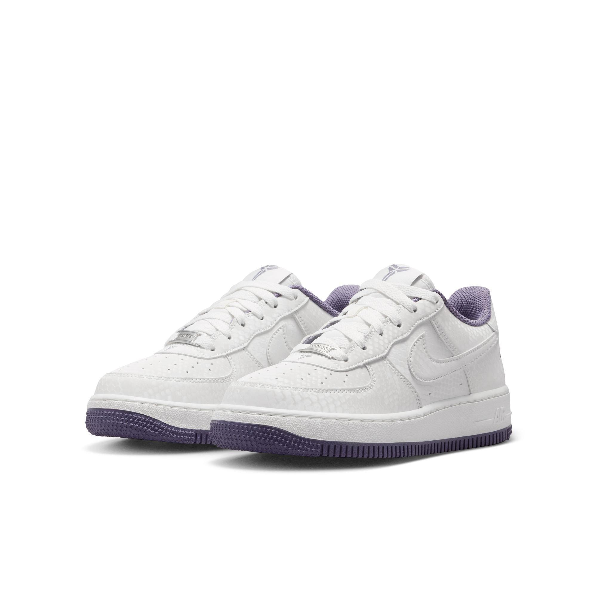 Nike Air Force 1 Low Kobe Grade School Boys' "Summit White/Daybreak" Shoe