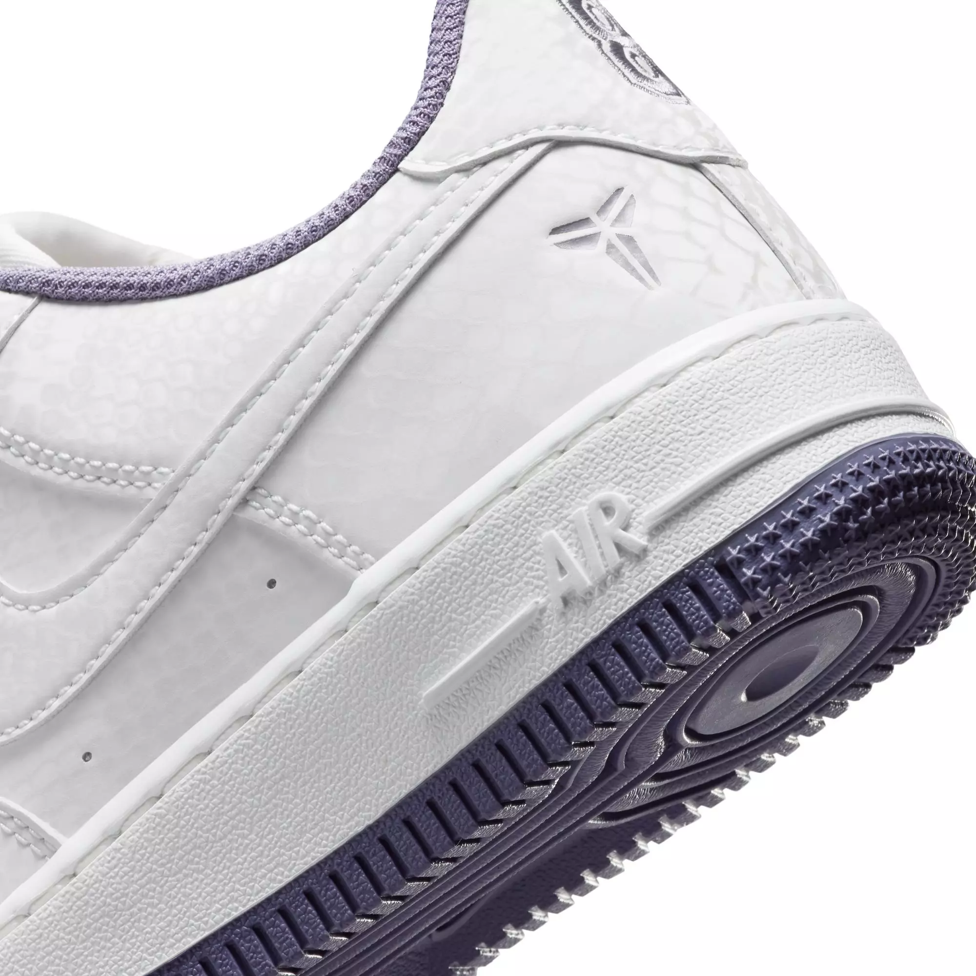 Nike Air Force 1 Low Kobe "Summit White/Daybreak" Grade School Boys' Shoe - WHITE