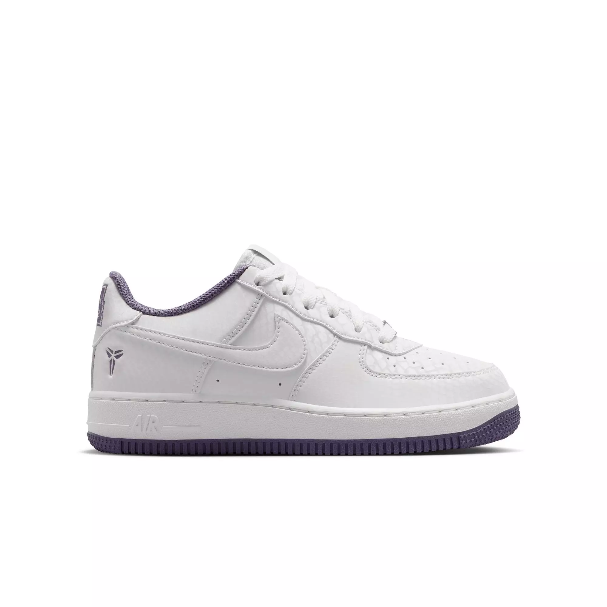 Nike Air Force 1 Low Kobe "Summit White/Daybreak" Grade School Boys' Shoe - WHITE