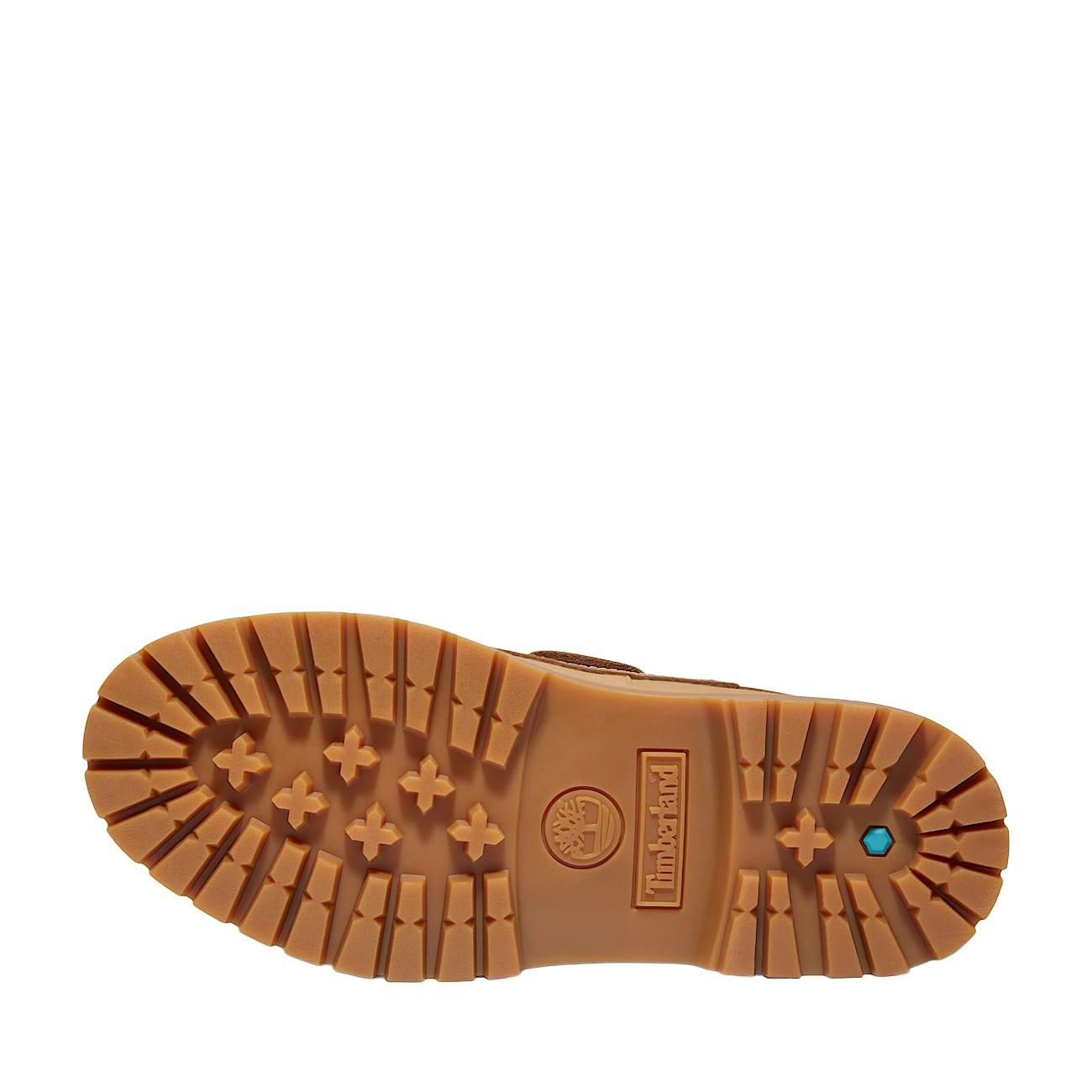 Timberland Stone Street Platform "Leopard Print/Beige" Women's Boat Shoe - BLACK/BROWN Thumbnail View 4