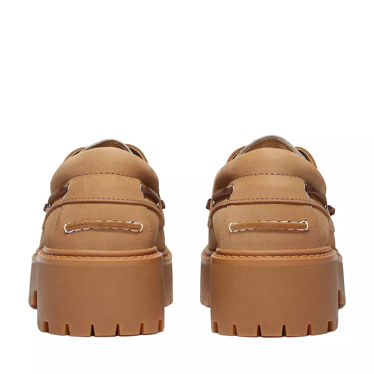 Timberland Stone Street Platform "Leopard Print/Beige" Women's Boat Shoe - BLACK/BROWN